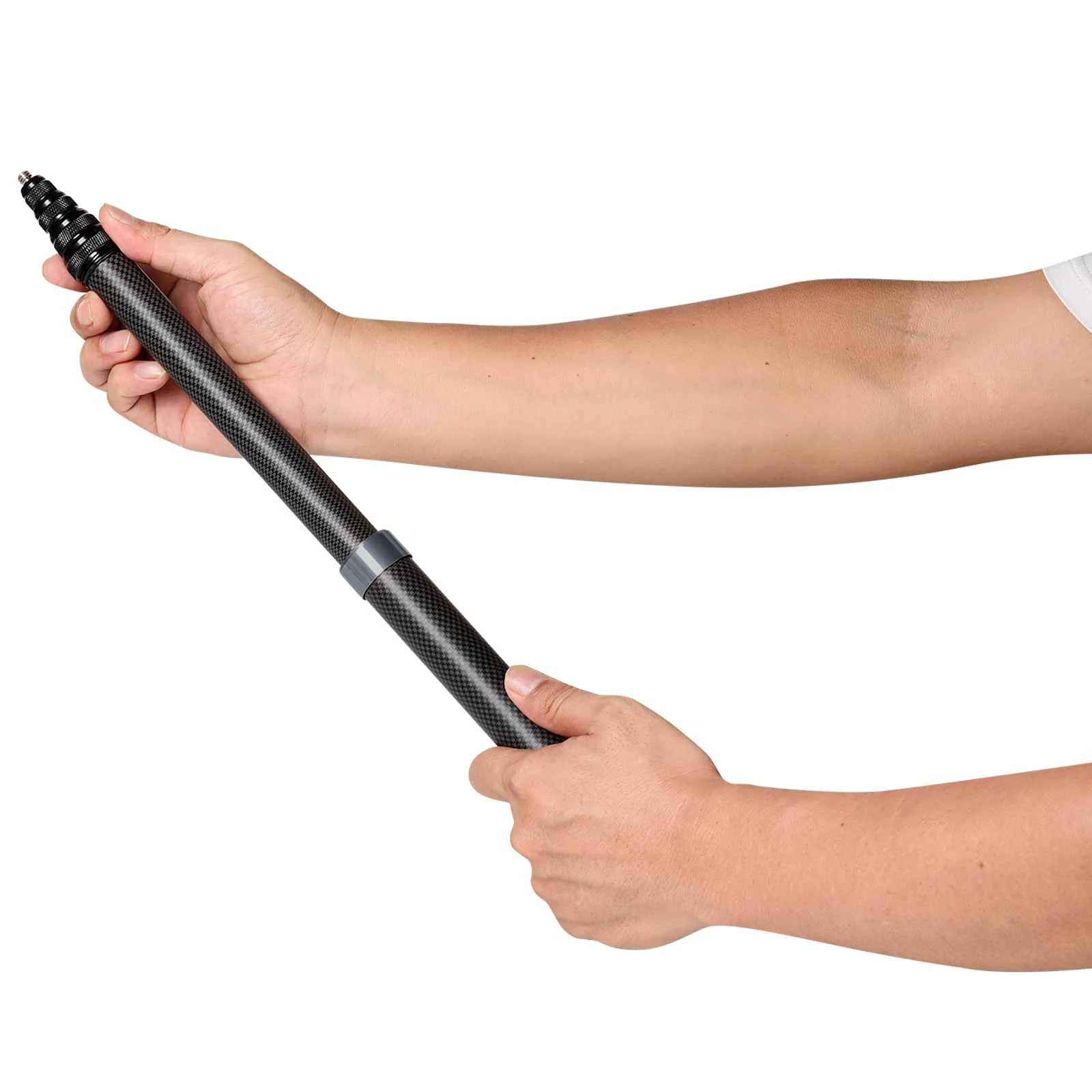 Invisible Selfie Stick Carbon Fiber, 118"/3.0m Extended, Compatible with Insta360 x4 Insta 360 x4 x3 x2 x Cameras (Grey) Grey - Image 2