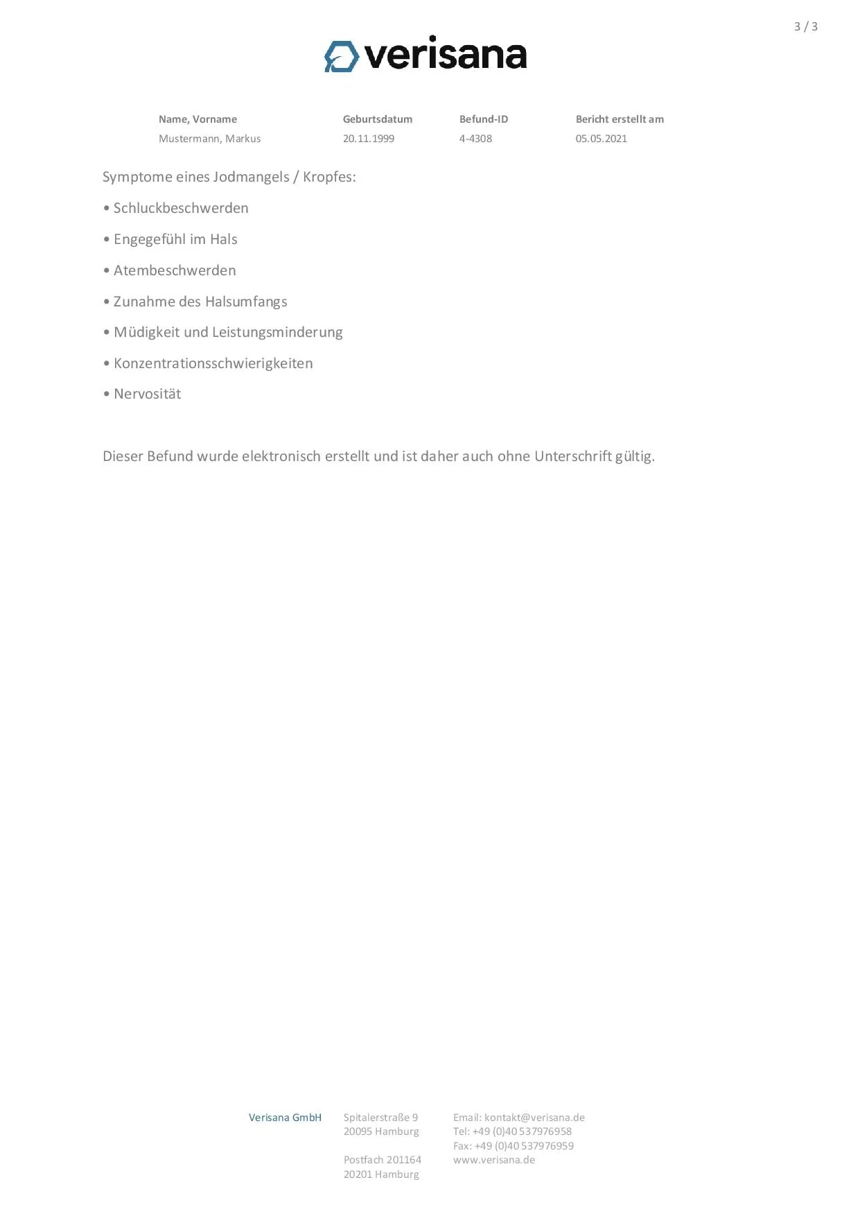 Iodine Deficiency Test Kit - Iodine Test for Iodine and Creatinine - Easy & Convenient Determine at Home - Iodine Deficiency and Thyroid Gland - Verisana Laboratory - Image 4