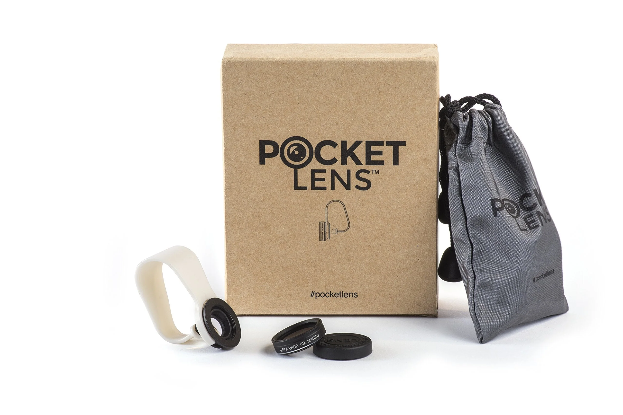 iPhone Camera Lens 2-in-1 by Pocket Lens, Macro and Wideangle Lens, Fits All iPhones, iPads, Samsung, Google Phones, Alternative to Olloclip, Comes with Waterproof Pouch - Image 9