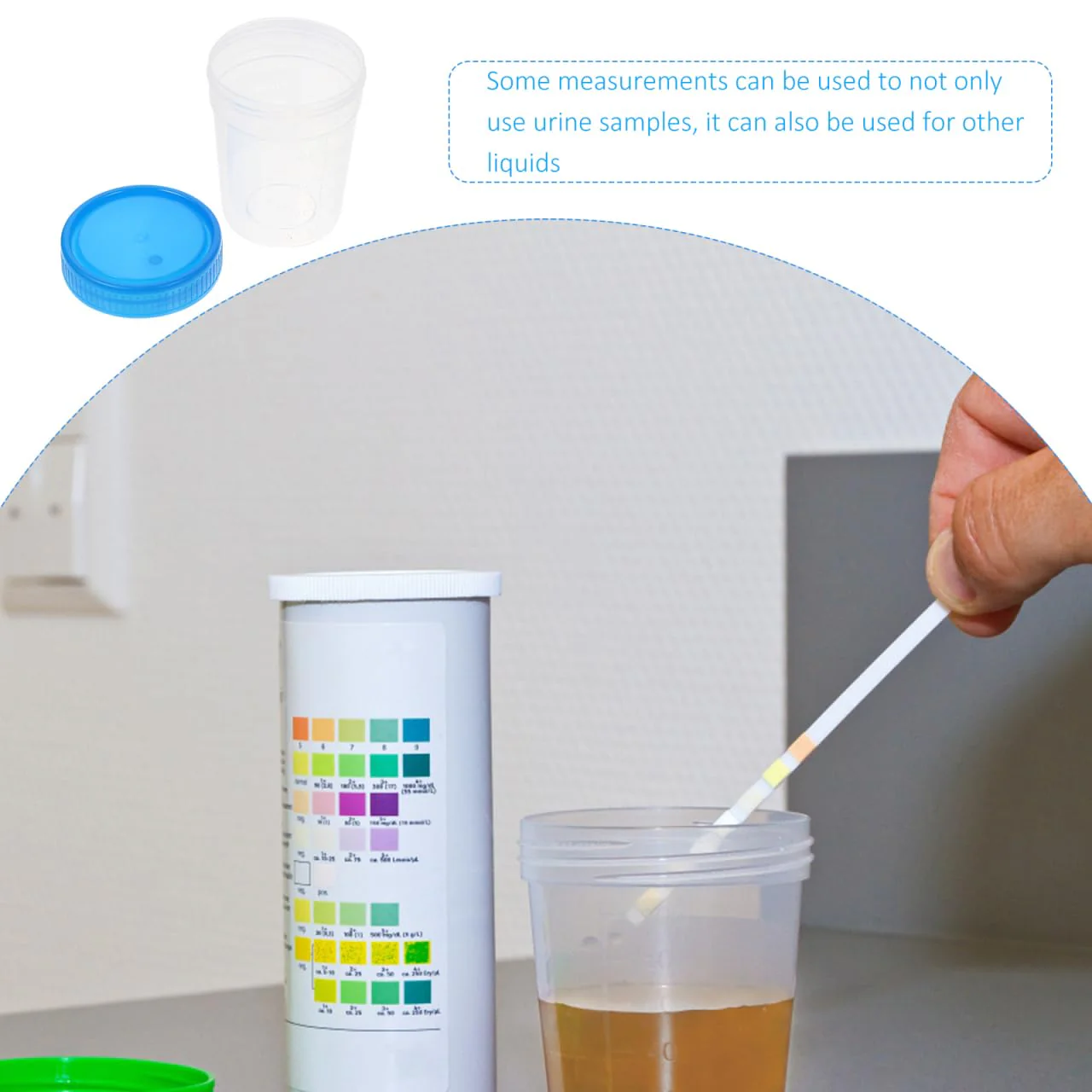 iplusmile 10 Pieces Urine Cups - 120 ml Sample Cup with Screw Lid Urine Sample Cup Urine Sample Cups Bottle with Graduated for Home Laboratory (Random Colour) - Image 4