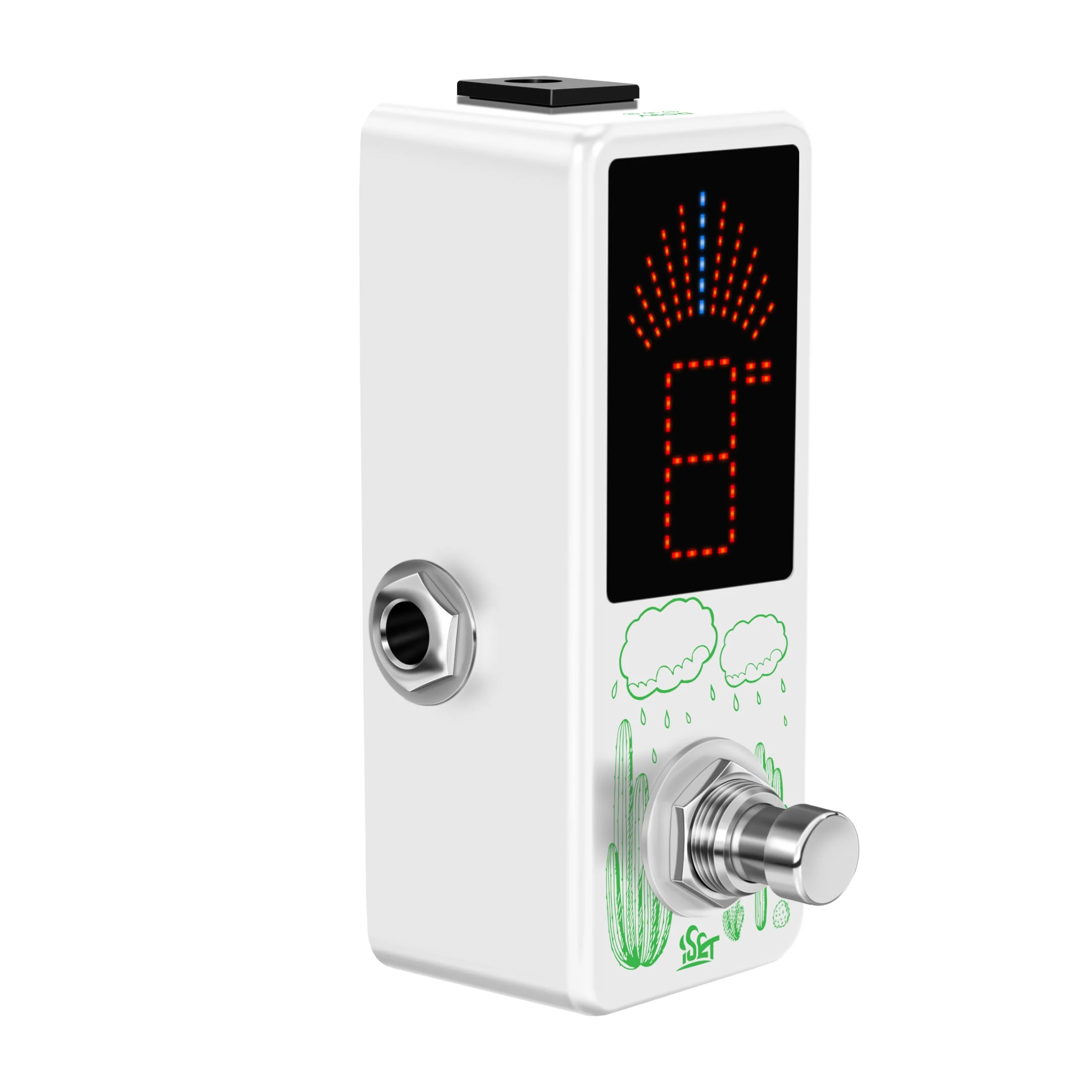 ISET Chromatic Tuner Pedal Tuner For Guitar Bass Violin And Other Chromatic Music Instruments - Image 2