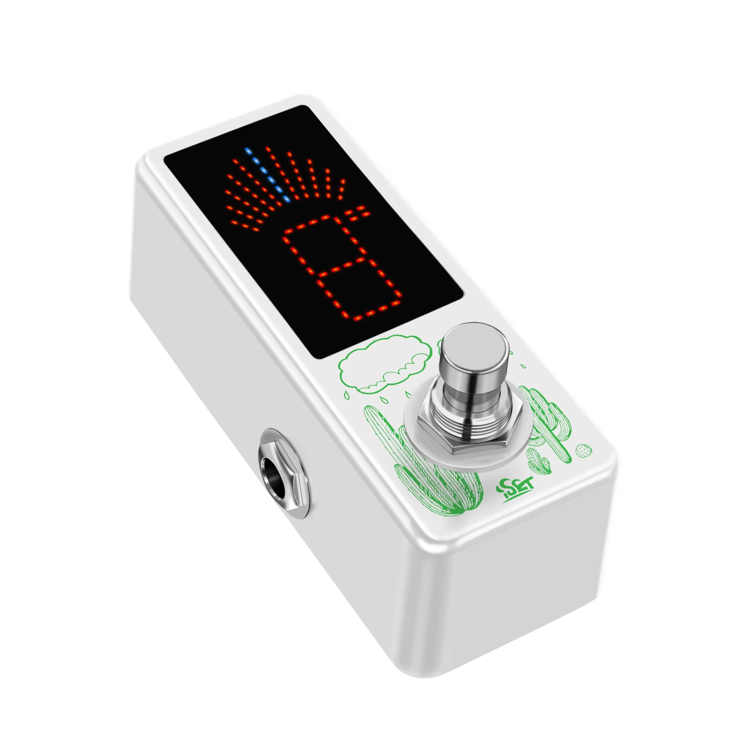 ISET Chromatic Tuner Pedal Tuner For Guitar Bass Violin And Other Chromatic Music Instruments - Image 4
