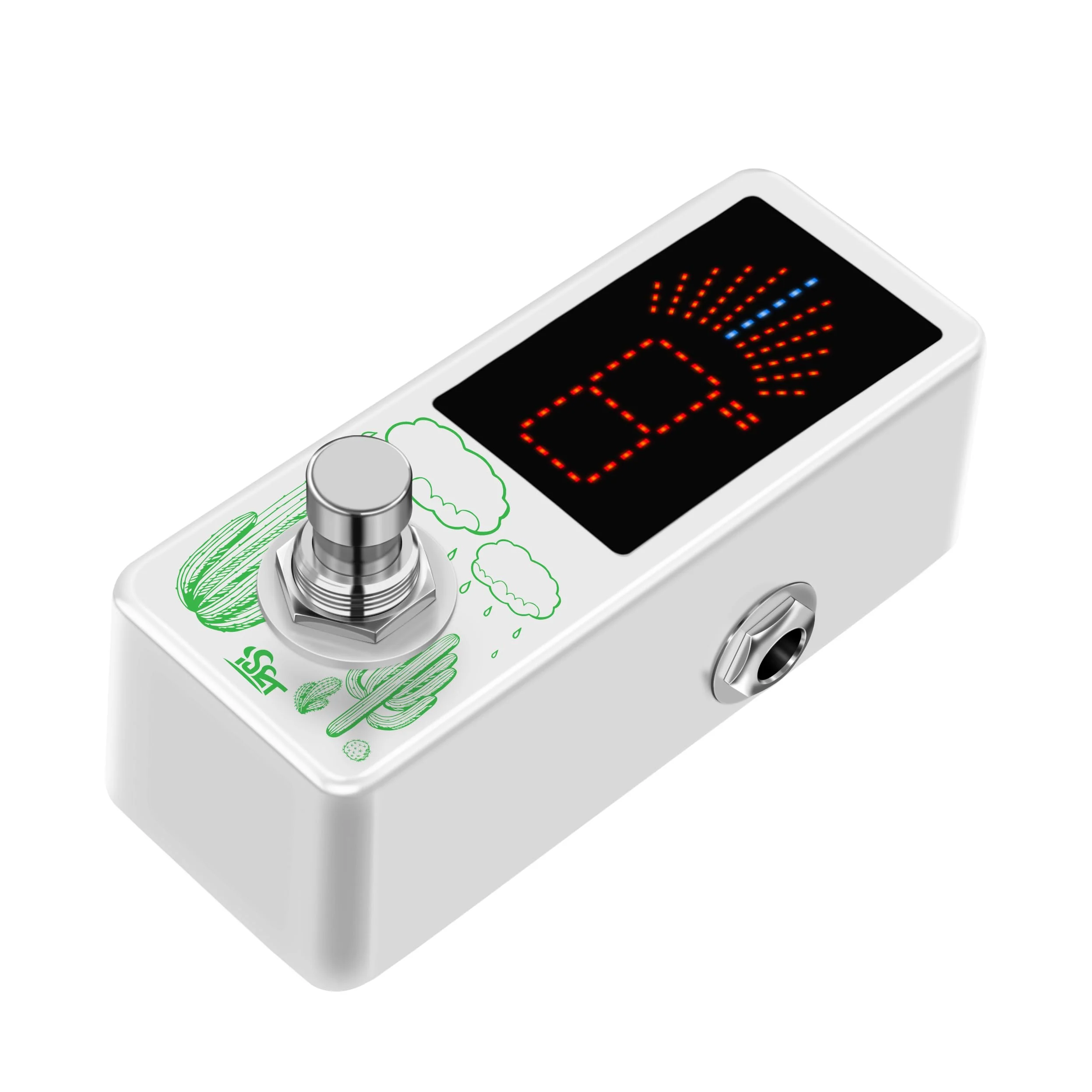 ISET Chromatic Tuner Pedal Tuner For Guitar Bass Violin And Other Chromatic Music Instruments - Image 5