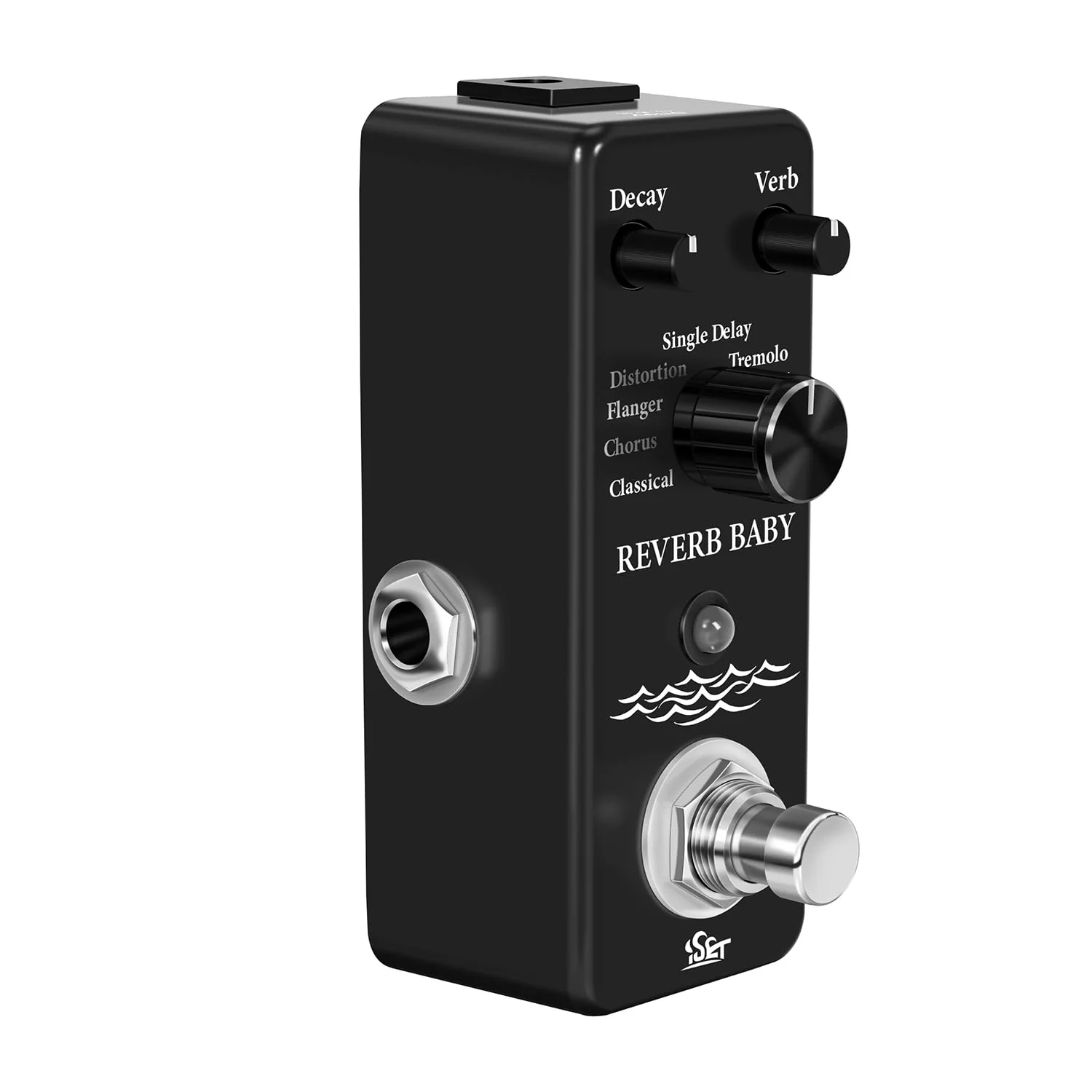 ISET Digital Reverb Guitar Pedal with 9 Modes Guitar Effect Pedal for Electric Guitar Bass True Bypass - Image 2