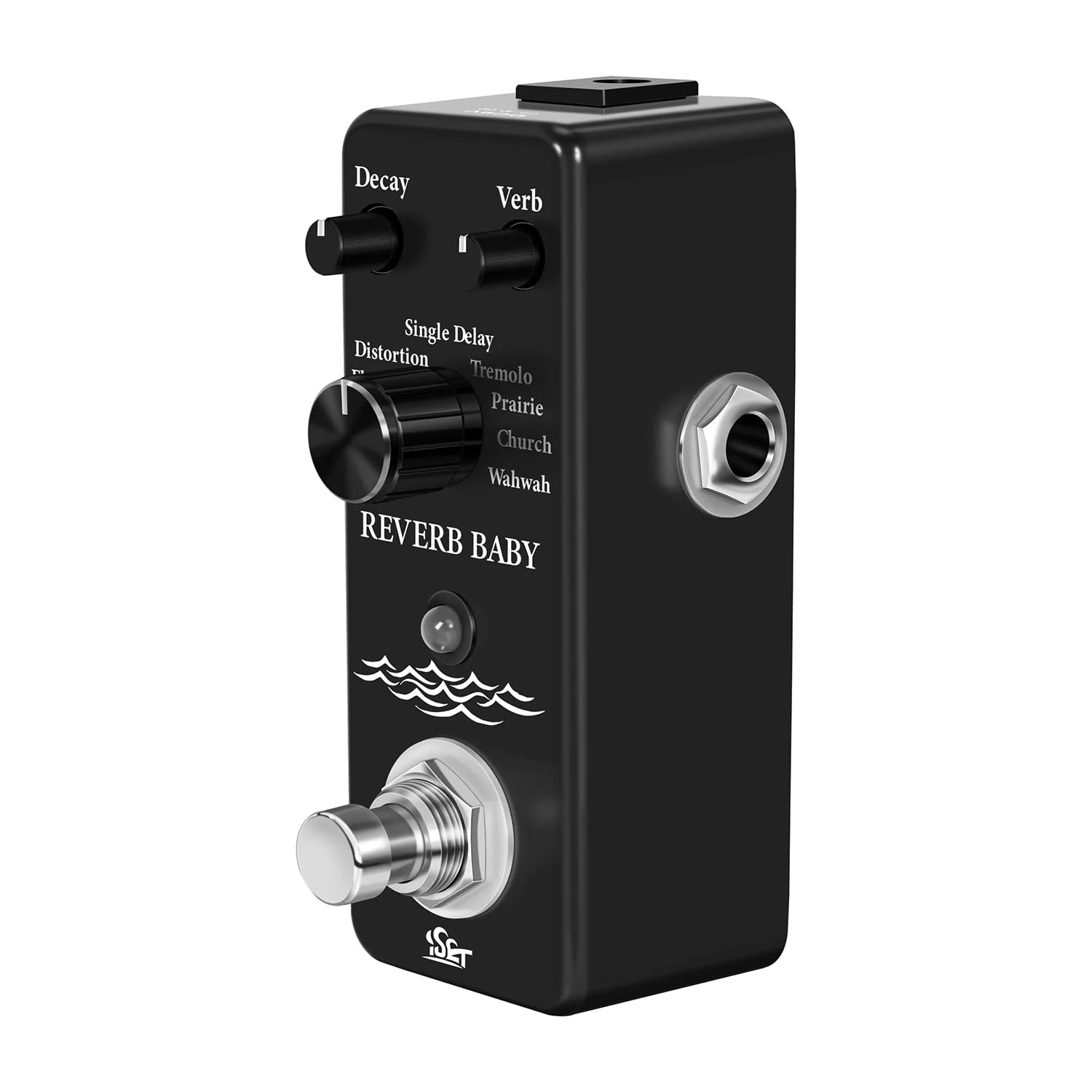ISET Digital Reverb Guitar Pedal with 9 Modes Guitar Effect Pedal for Electric Guitar Bass True Bypass - Image 3
