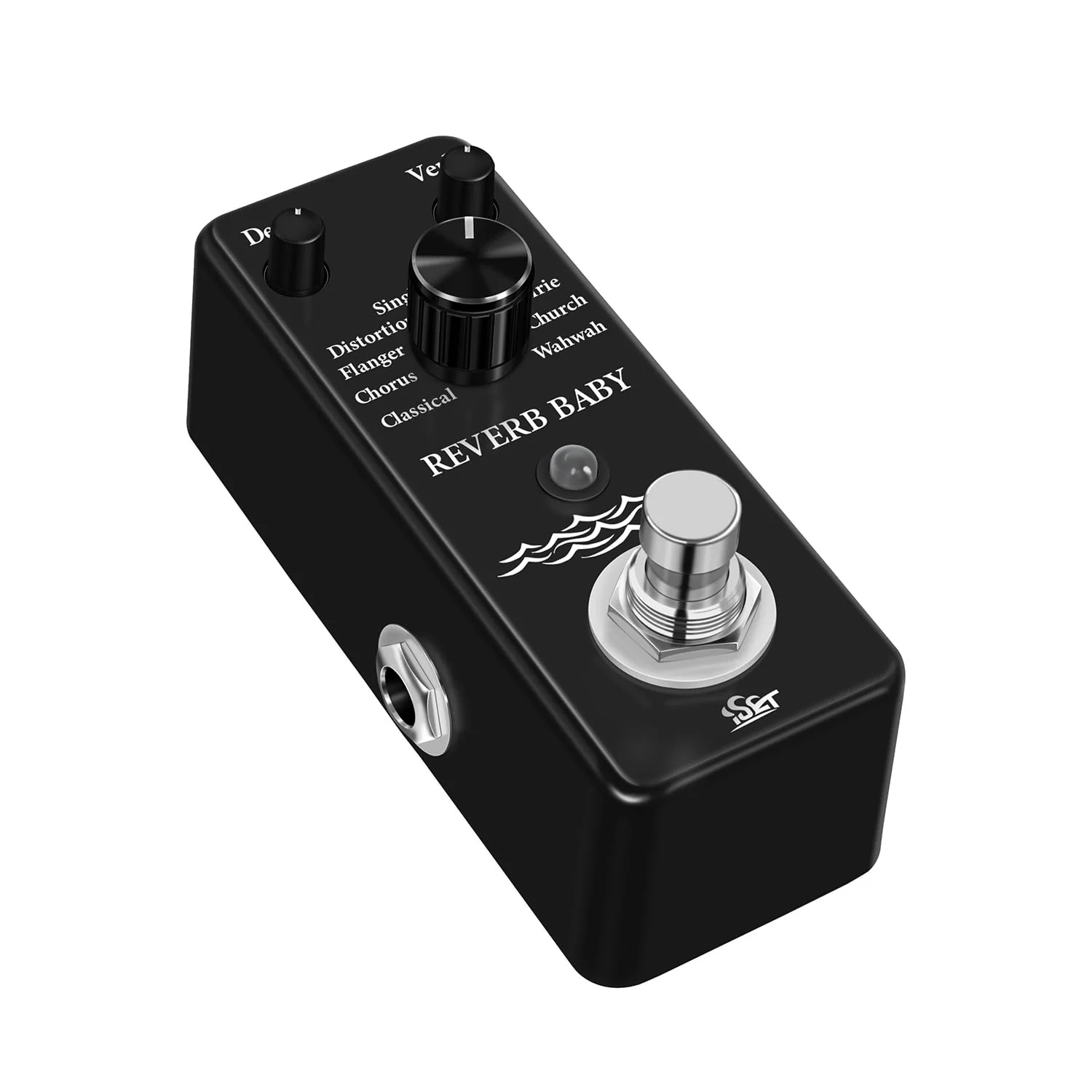ISET Digital Reverb Guitar Pedal with 9 Modes Guitar Effect Pedal for Electric Guitar Bass True Bypass - Image 4