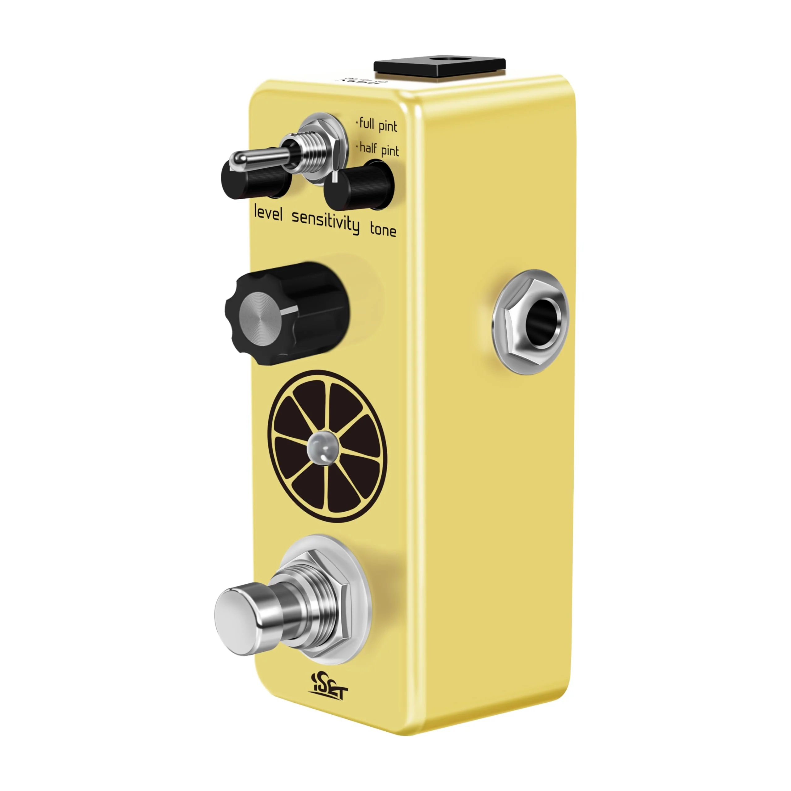 ISET Guitar Compress Pedal Mini Single Guitar Effect Pedal for Electric Guitar Bass True Bypass Lemon Compressor - Image 3