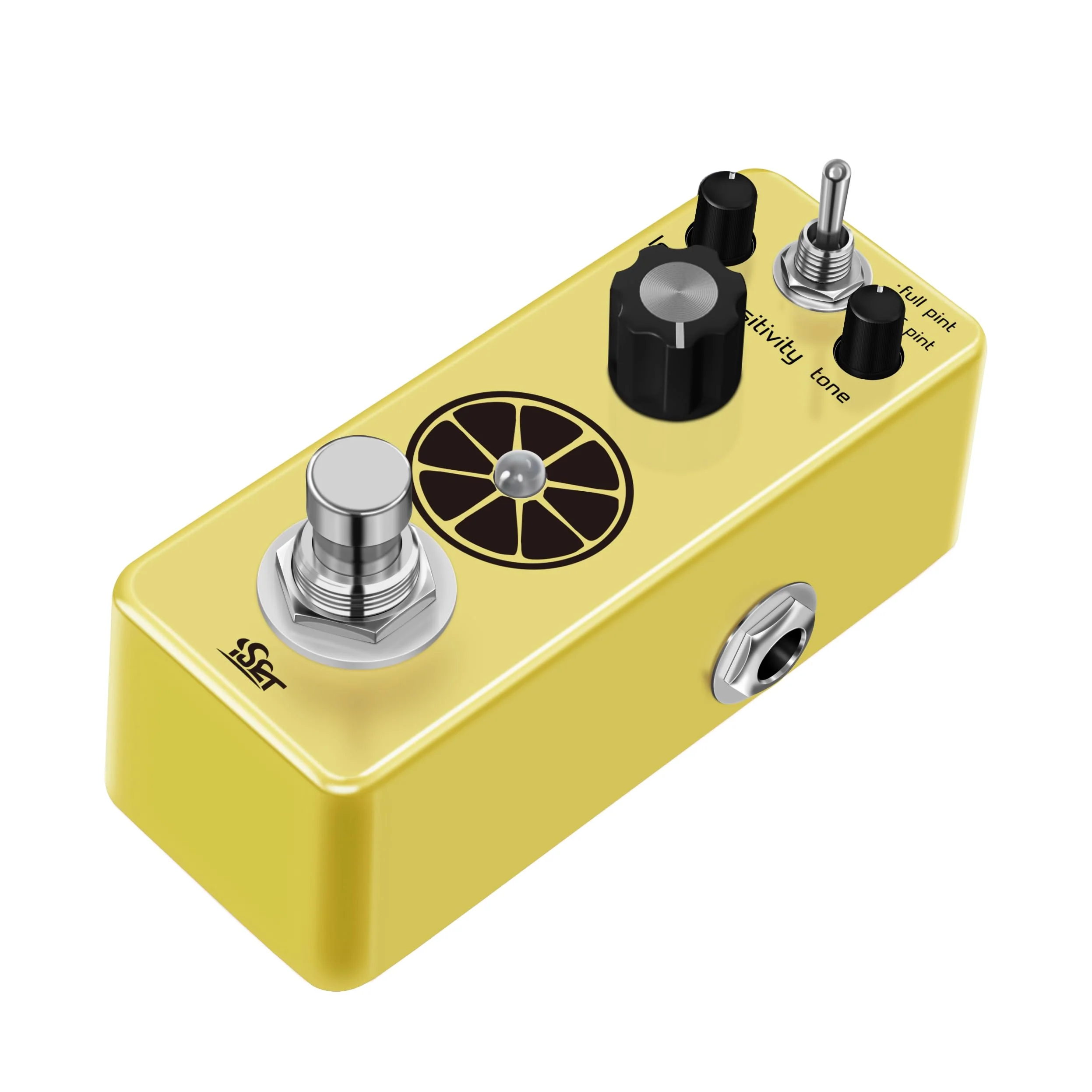 ISET Guitar Compress Pedal Mini Single Guitar Effect Pedal for Electric Guitar Bass True Bypass Lemon Compressor - Image 5