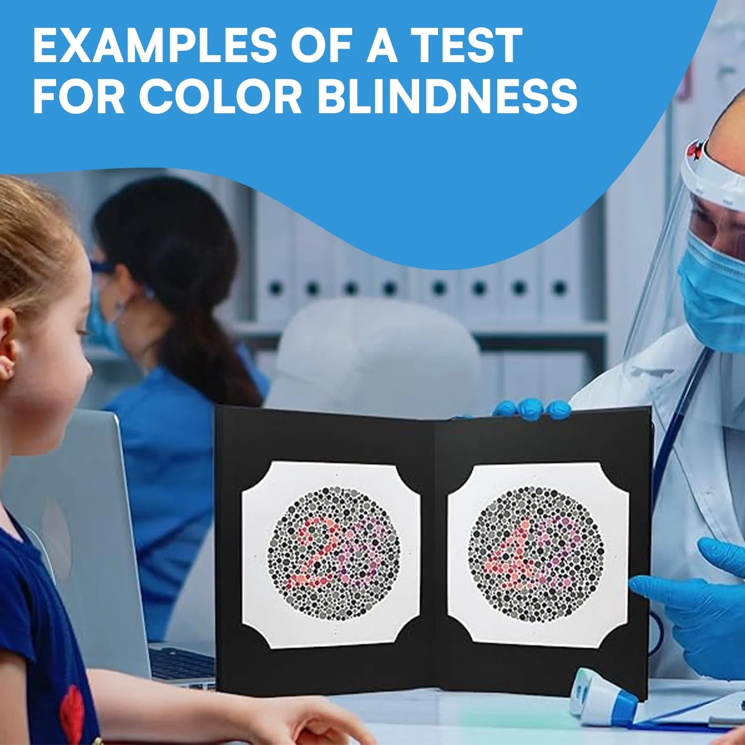 Ishihara Test Chart Books for Color Deficiency 38 Plates with User Manual and One Eye Occluder. - Image 8