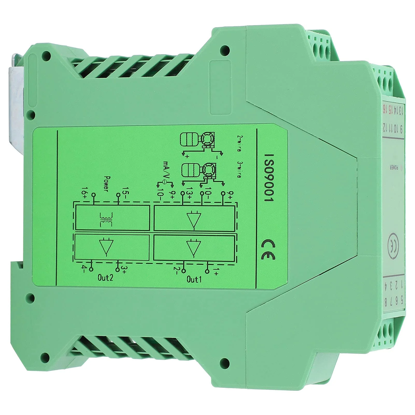 Isolator, 0-10V To 0-10V Current Conditioner, Analog Isolator Transmitter Splitter, DIN Rail Mount, PLC Detect Conditioner for 2 or 3 Wire Transmitters - Image 5