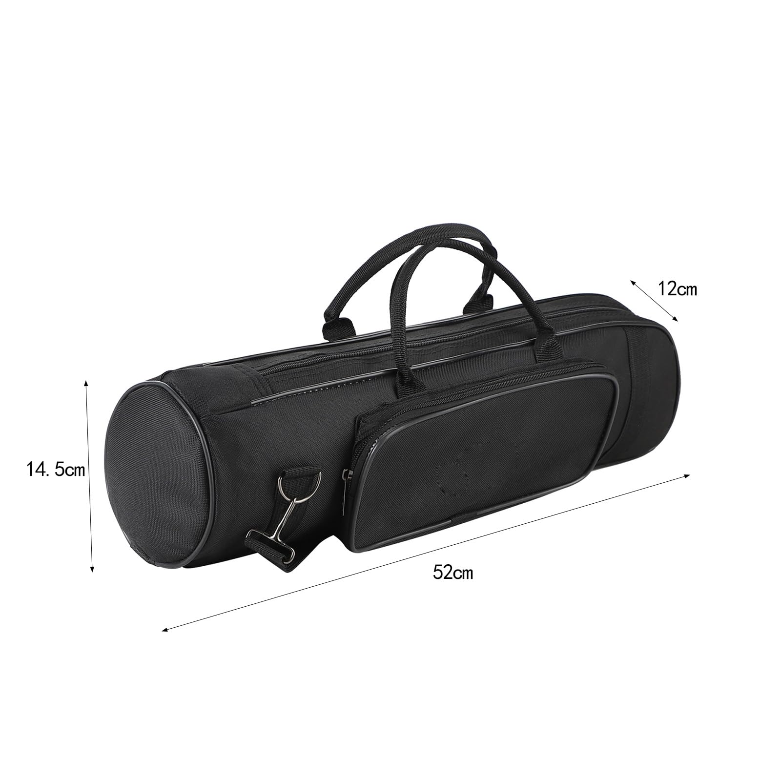 ITODA Trumpet Gig Carrying Bag Musical Instrument Box Portable 5mm Padded Rehearsal Performances Water-Resistant Class Lightweight Protective Case with Shoulder Strap - Image 2