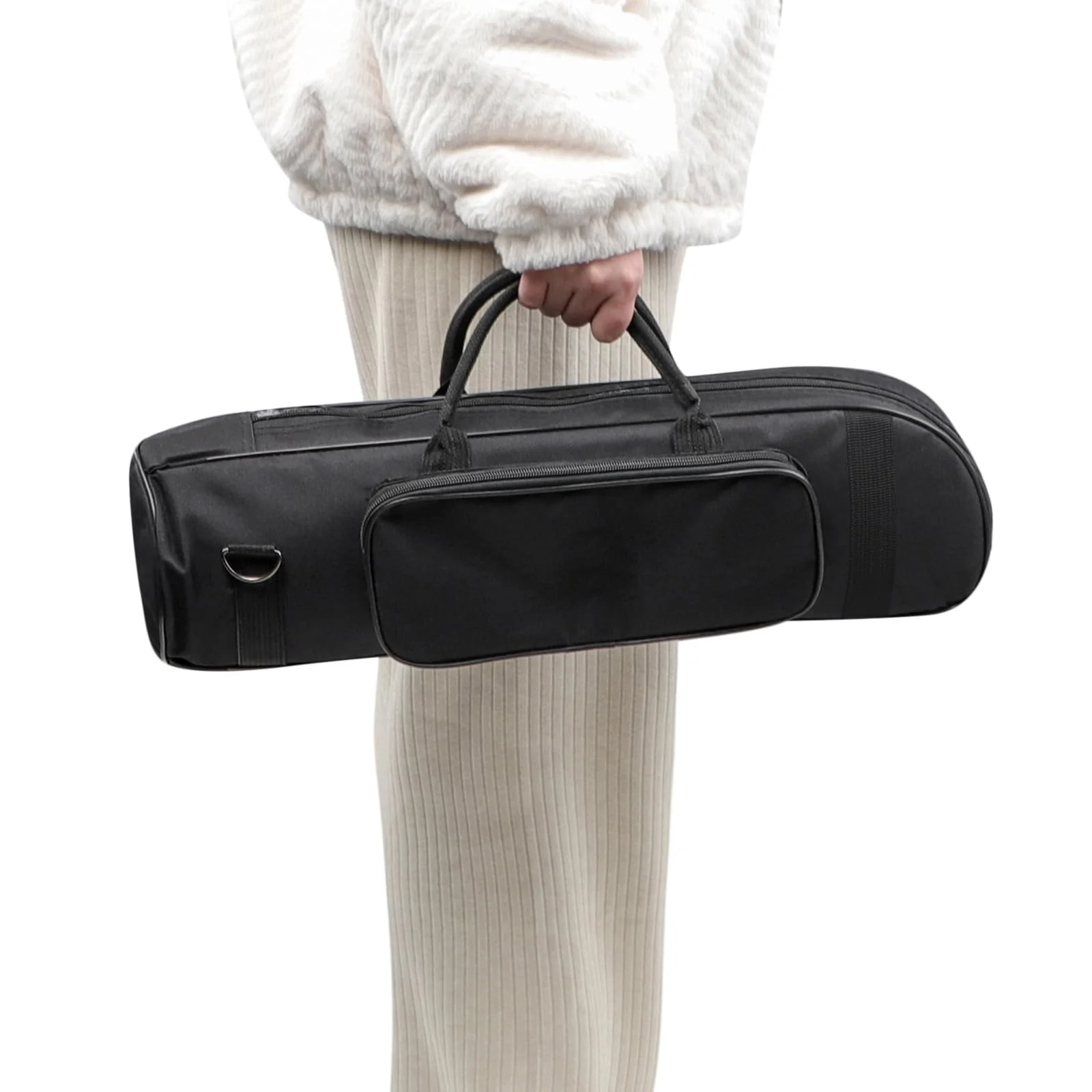 ITODA Trumpet Gig Carrying Bag Musical Instrument Box Portable 5mm Padded Rehearsal Performances Water-Resistant Class Lightweight Protective Case with Shoulder Strap - Image 4