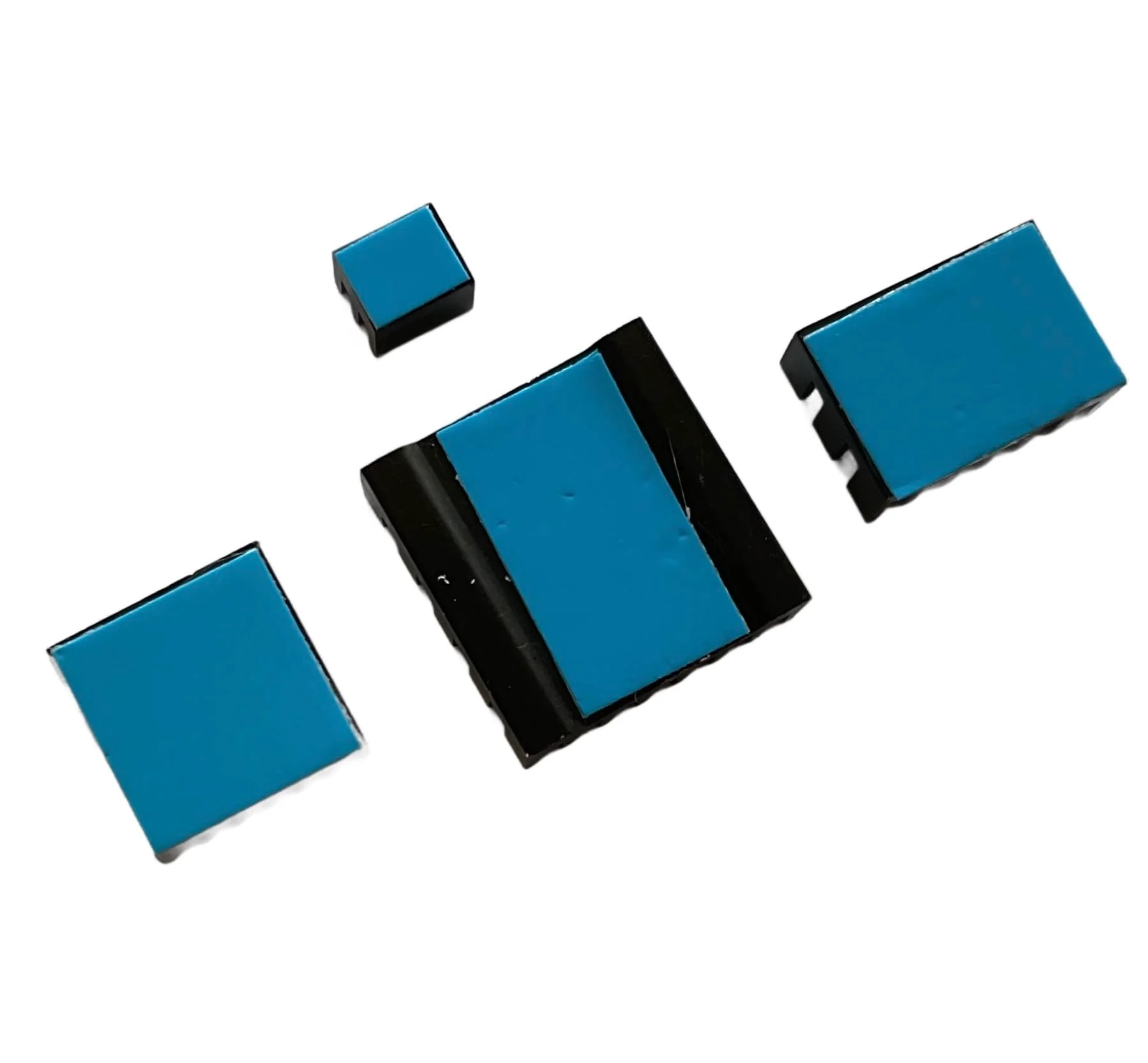 ITSTUFF Aluminium Heatsink Set of 4 Black for Raspberry Pi 5 Self-Adhesive Quiet Passive Cooling - Image 2