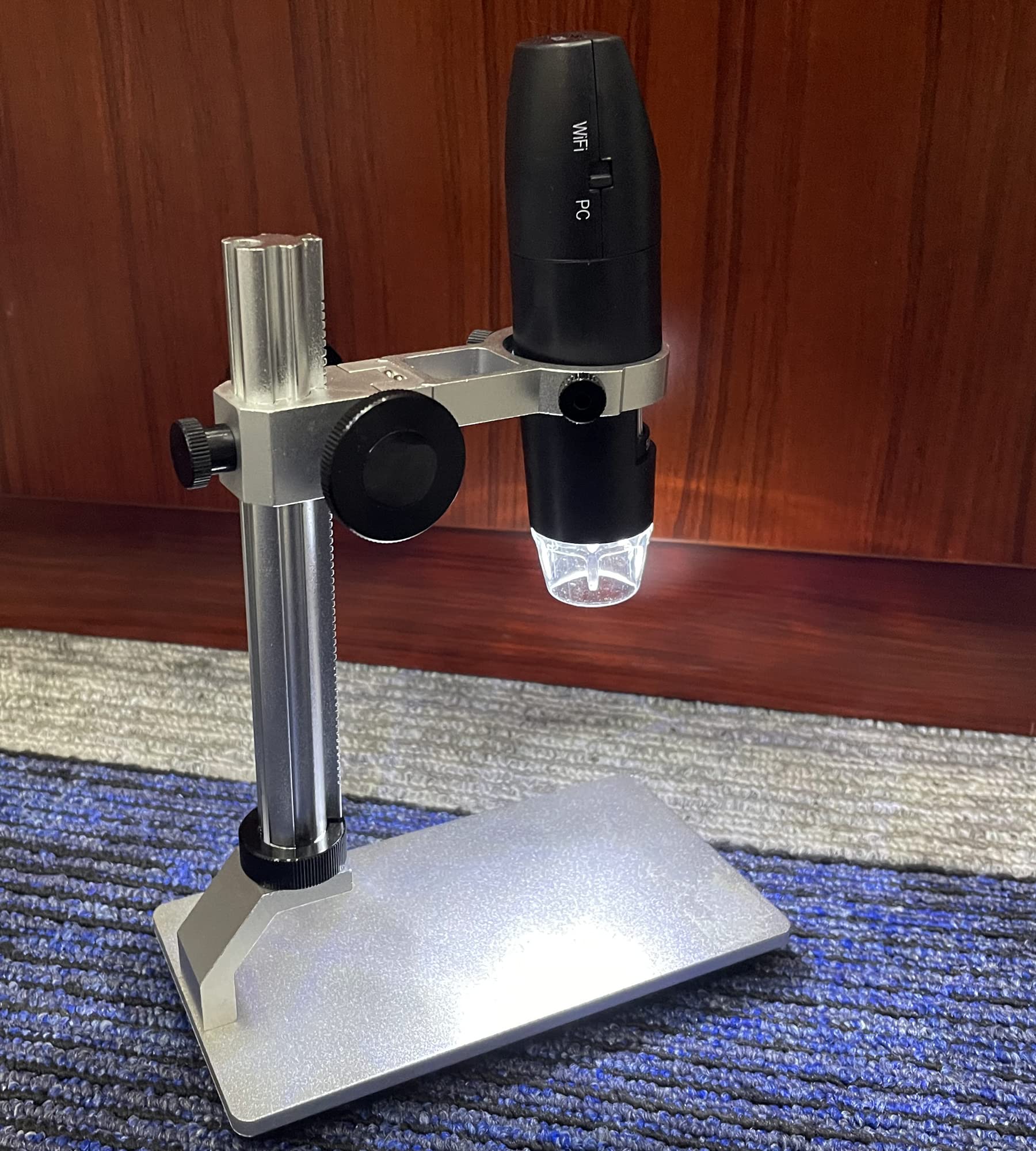 IWOBAC Metal Adjustable Universal Microscope Stand Holder - Image 4