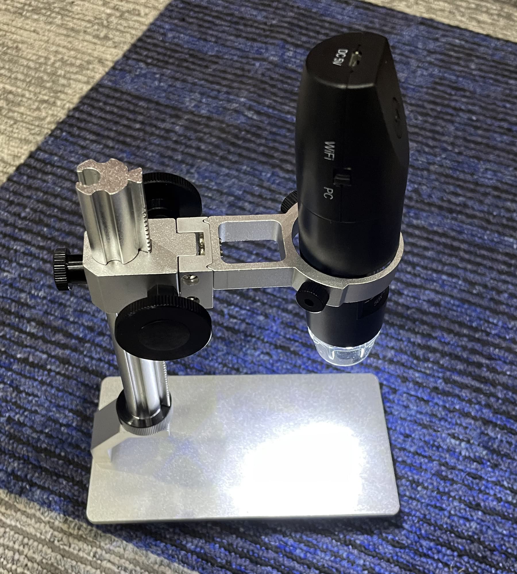 IWOBAC Metal Adjustable Universal Microscope Stand Holder - Image 5