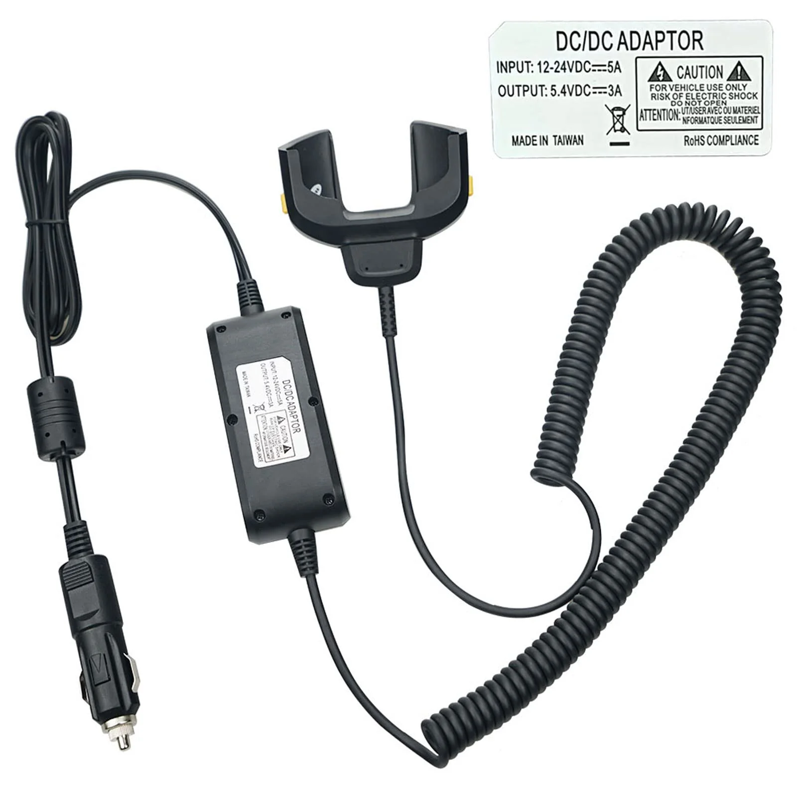 IYOUBOL Vehicle Charger Cable for TC70 TC72,Car Charger Cable for Zebra Symbol TC70X TC77,CBL-TC7X-USB1-01 Scanner Handheld Computer PDA Charger Accessories Car Charger - Image 2
