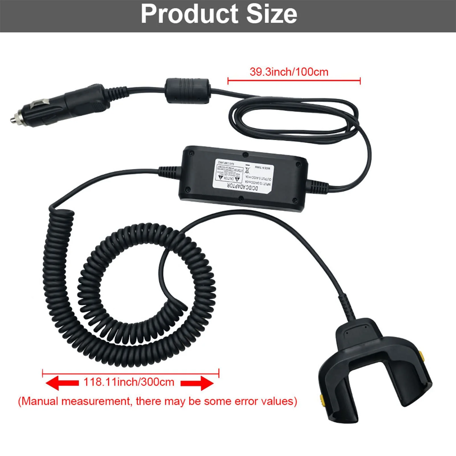 IYOUBOL Vehicle Charger Cable for TC70 TC72,Car Charger Cable for Zebra Symbol TC70X TC77,CBL-TC7X-USB1-01 Scanner Handheld Computer PDA Charger Accessories Car Charger - Image 4