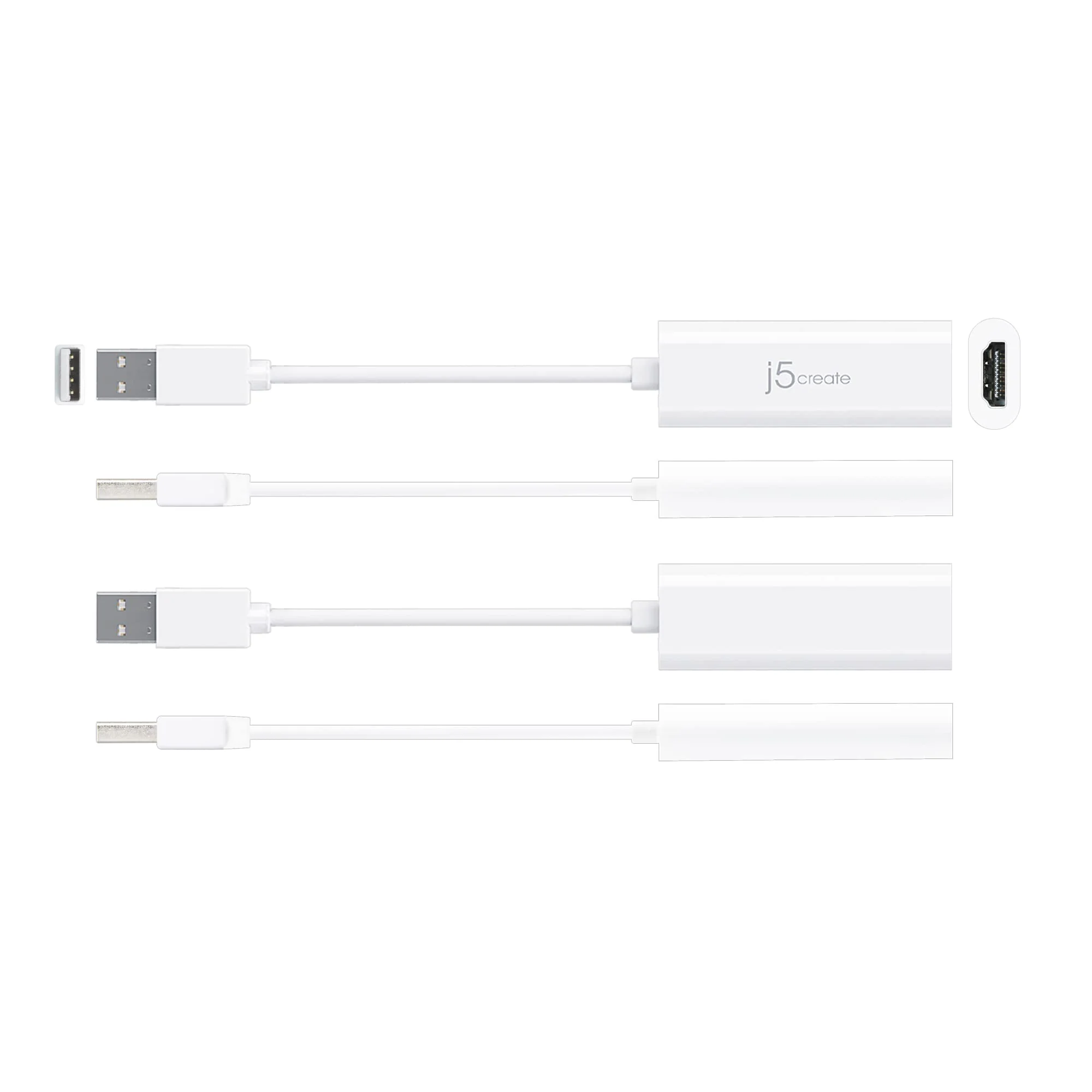 j5create USB to HDMI Display Adapter- USB to HDMI 1080P Cable Converter Adapter for Windows (JUA195) - Image 2