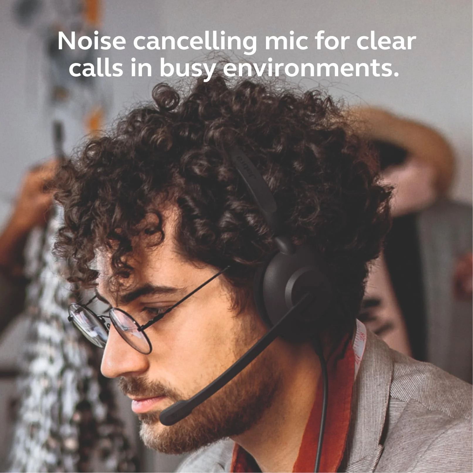 Jabra Evolve 10 Wired Headset with Noise-Cancelling Microphone for PC/Laptop Use, Easy USB-A Setup, TCO Certified, Lightweight Design, Inline Call/Volume Controls for Online Meetings, Black - Image 3