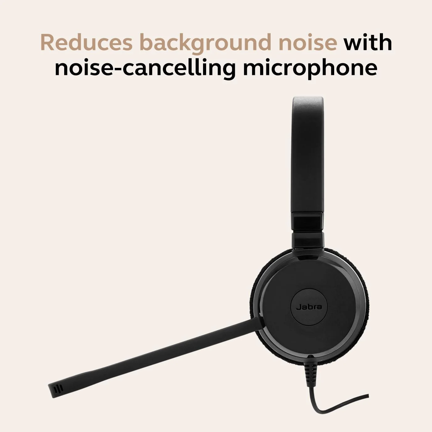 Jabra Evolve 20 Wired Headset (2025 Edition) - Single-Ear Set for Office and Work from Home - Call Control - Certified for MS Teams - USB-C/A Connectivity - Black Mono Teams Certified - Image 6
