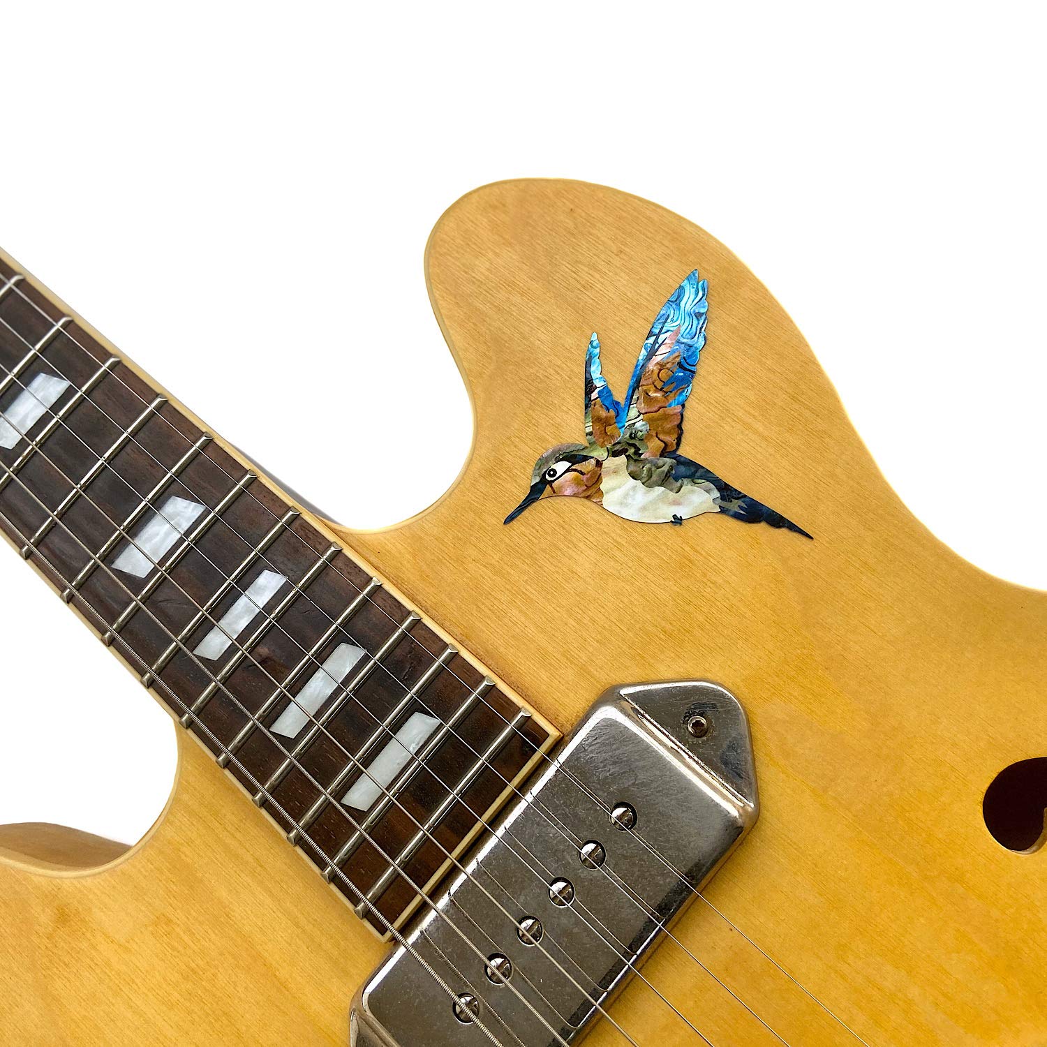 Jacamow Guitar and Bass Instrument Inlay Sticker Hummingbird - Image 3