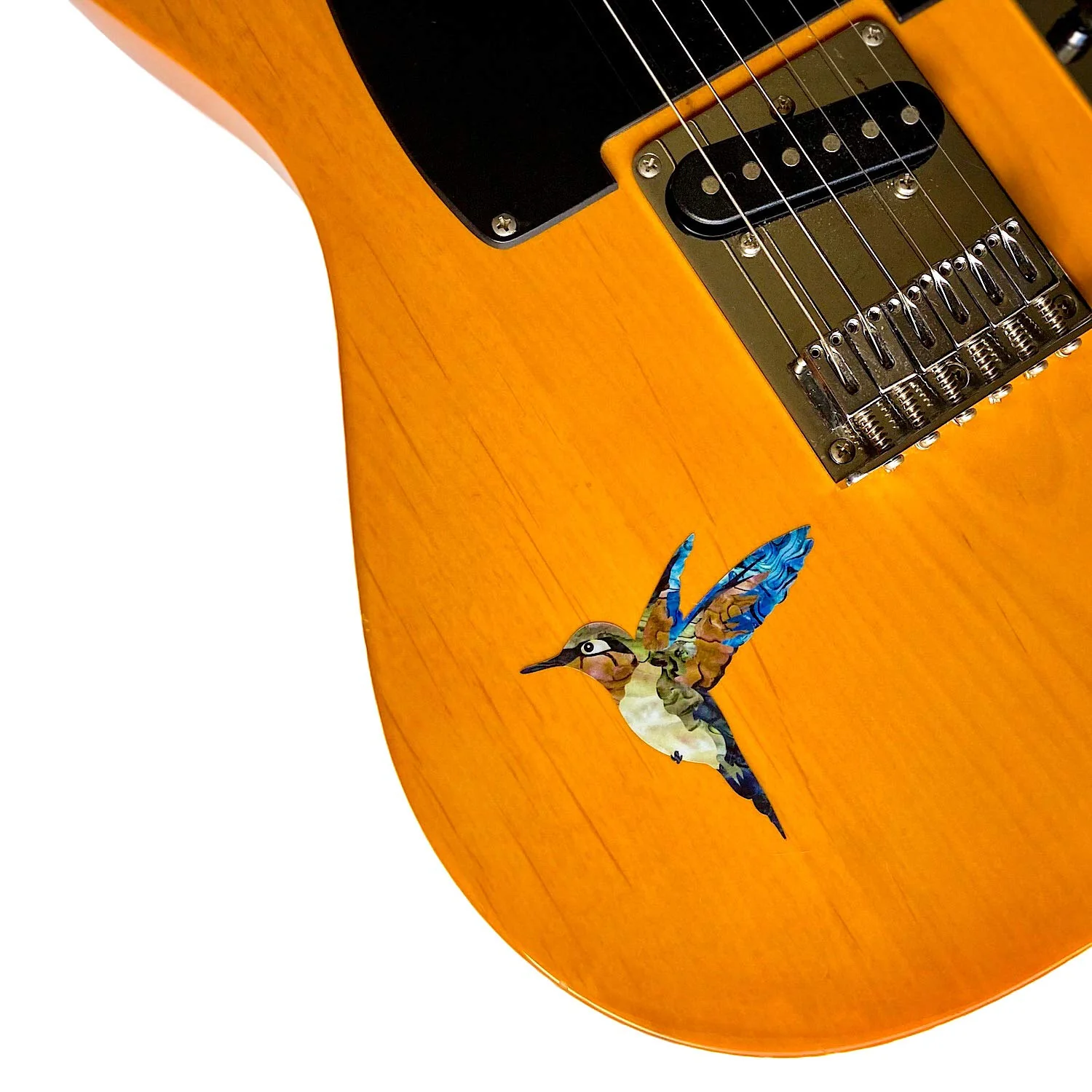 Jacamow Guitar and Bass Instrument Inlay Sticker Hummingbird - Image 4