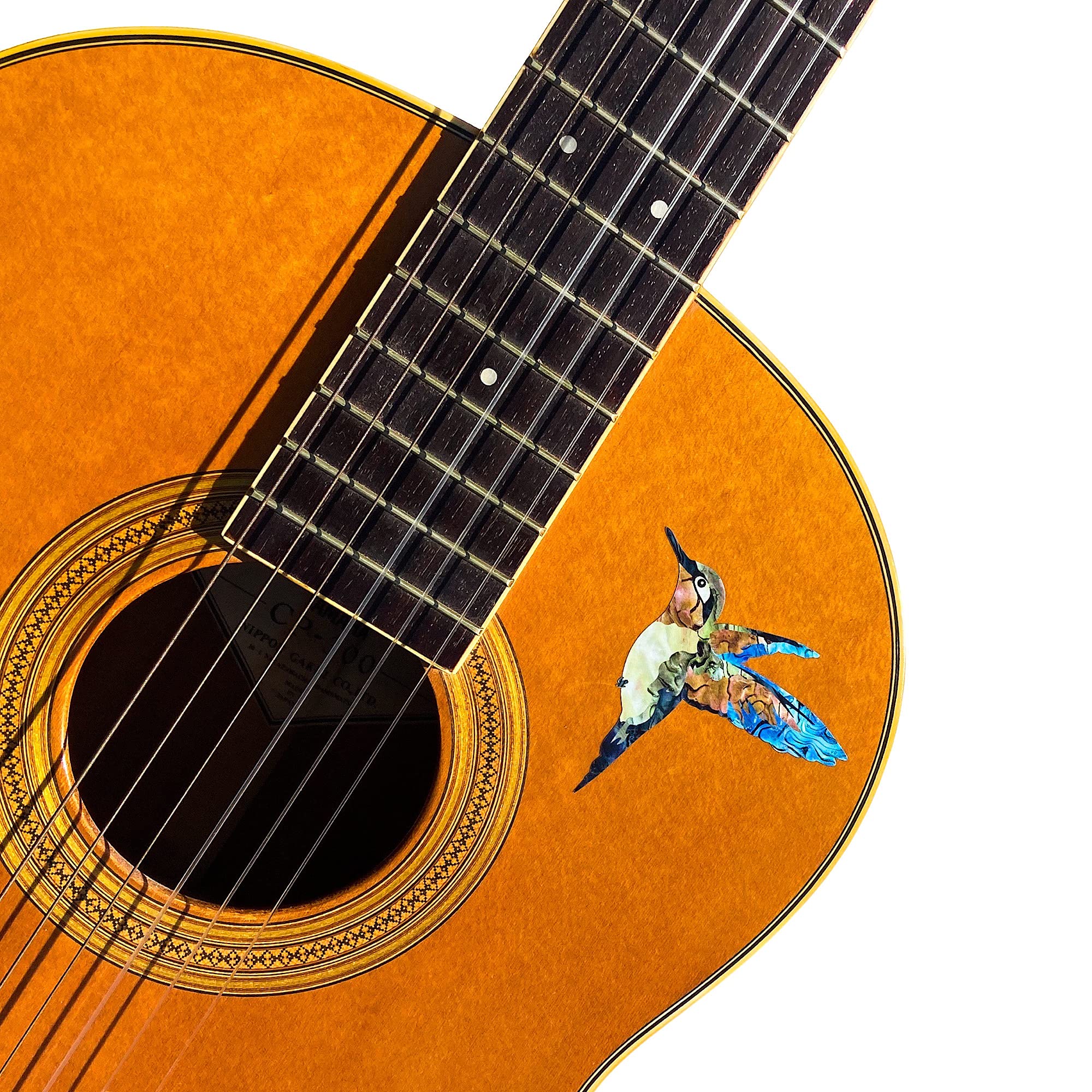 Jacamow Guitar and Bass Instrument Inlay Sticker Hummingbird - Image 8
