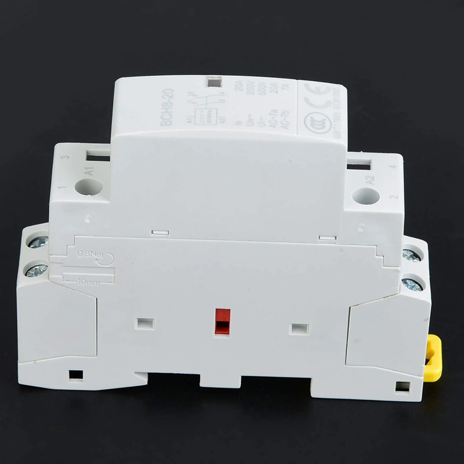 Jadeshay AC Contactor 2P 20A 24V 220V/230V 50/60Hz Household Contactor DIN Rail Mounting 1NO 1NC (24V) - Image 9