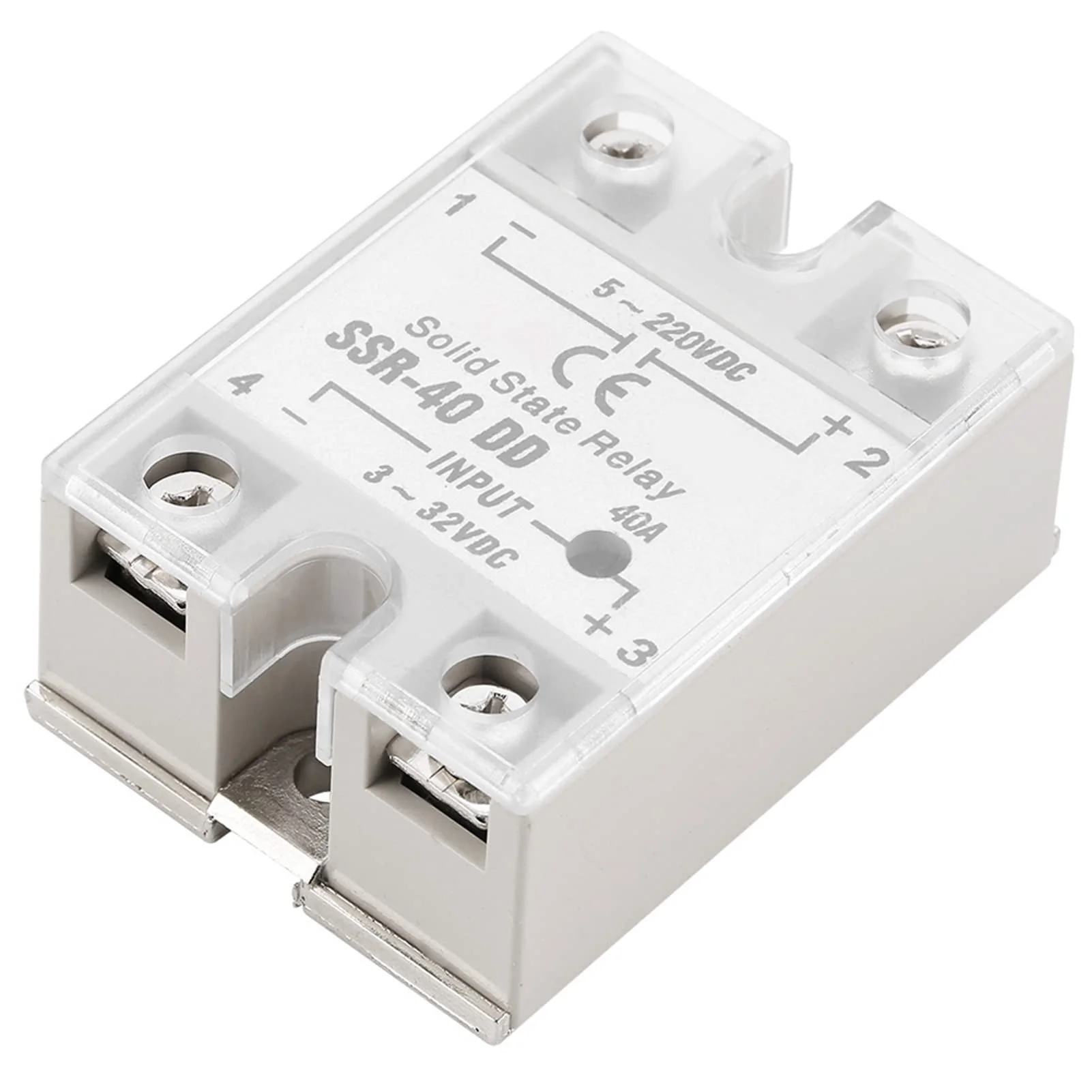 Jadeshay Solid State Relay SSR-40 DD 40A 5-220VDC SSR Solid State Relay Module for Industrial Automation Processes SSR40 - Image 6