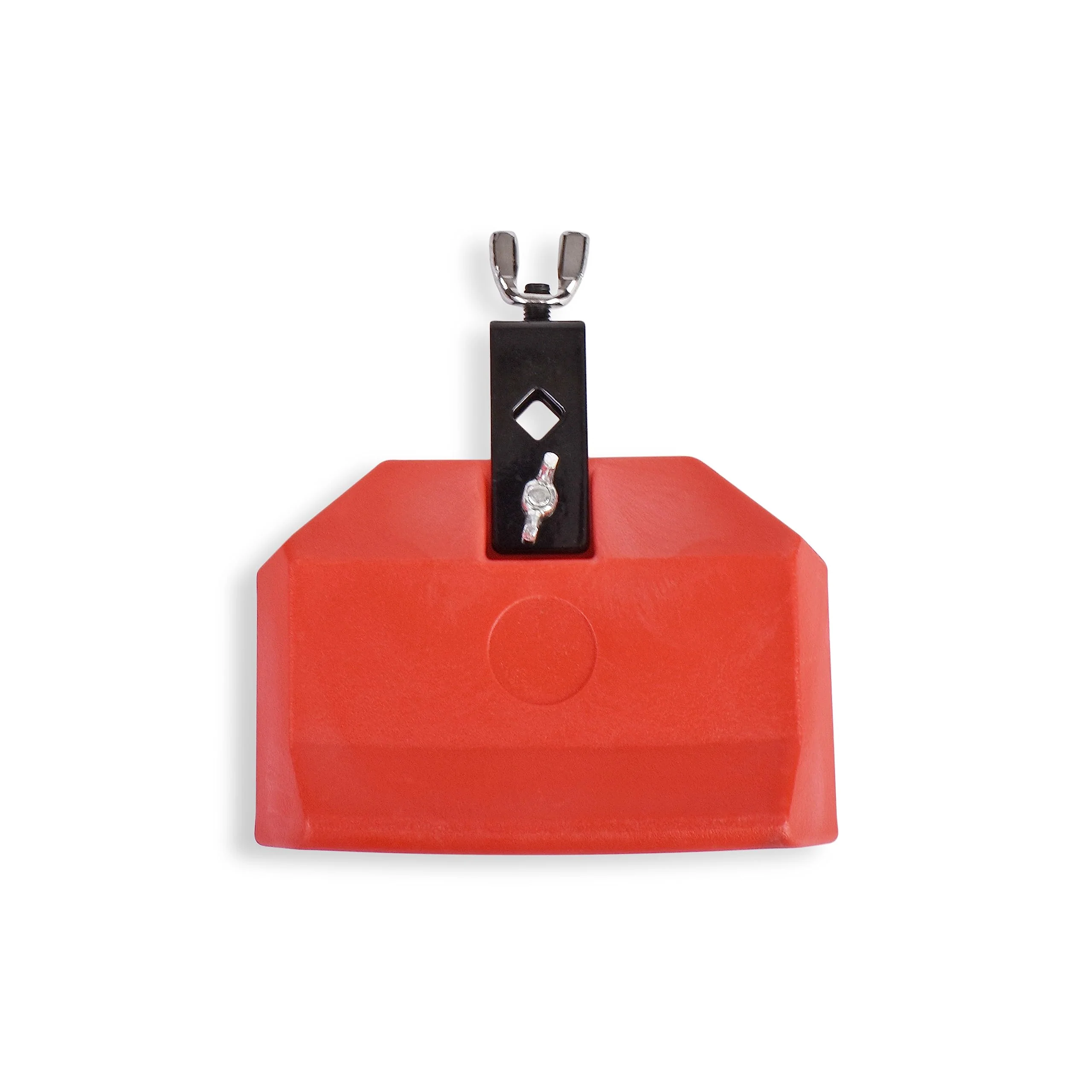 Jam Block - Latin Percussion Instrument, Musical Drum Block Accessory, Red Plastic with Adjustable Mounting Bracket - Complete with Drumstick Keyring - Image 6