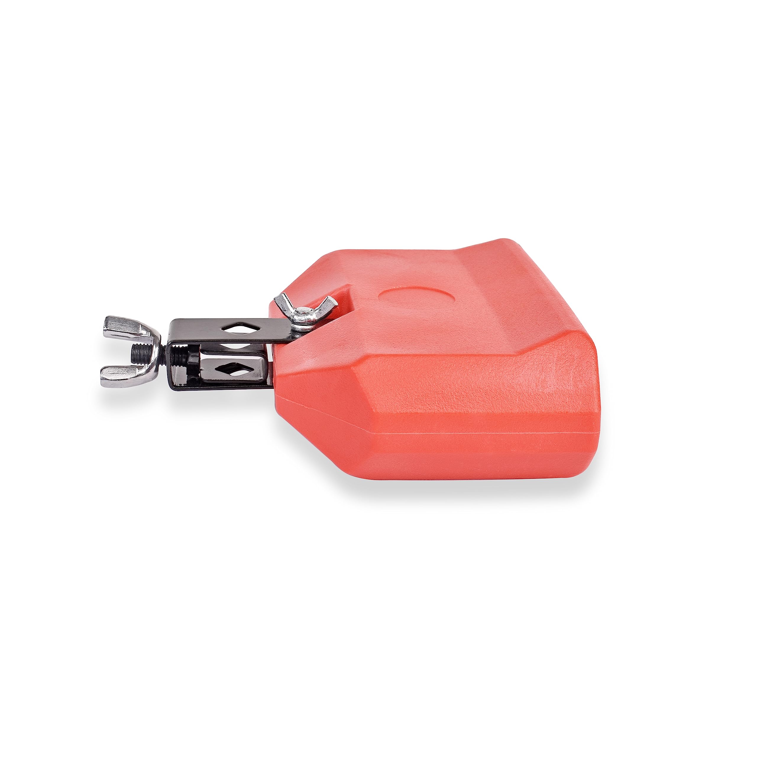 Jam Block - Latin Percussion Instrument, Musical Drum Block Accessory, Red Plastic with Adjustable Mounting Bracket - Complete with Drumstick Keyring - Image 7