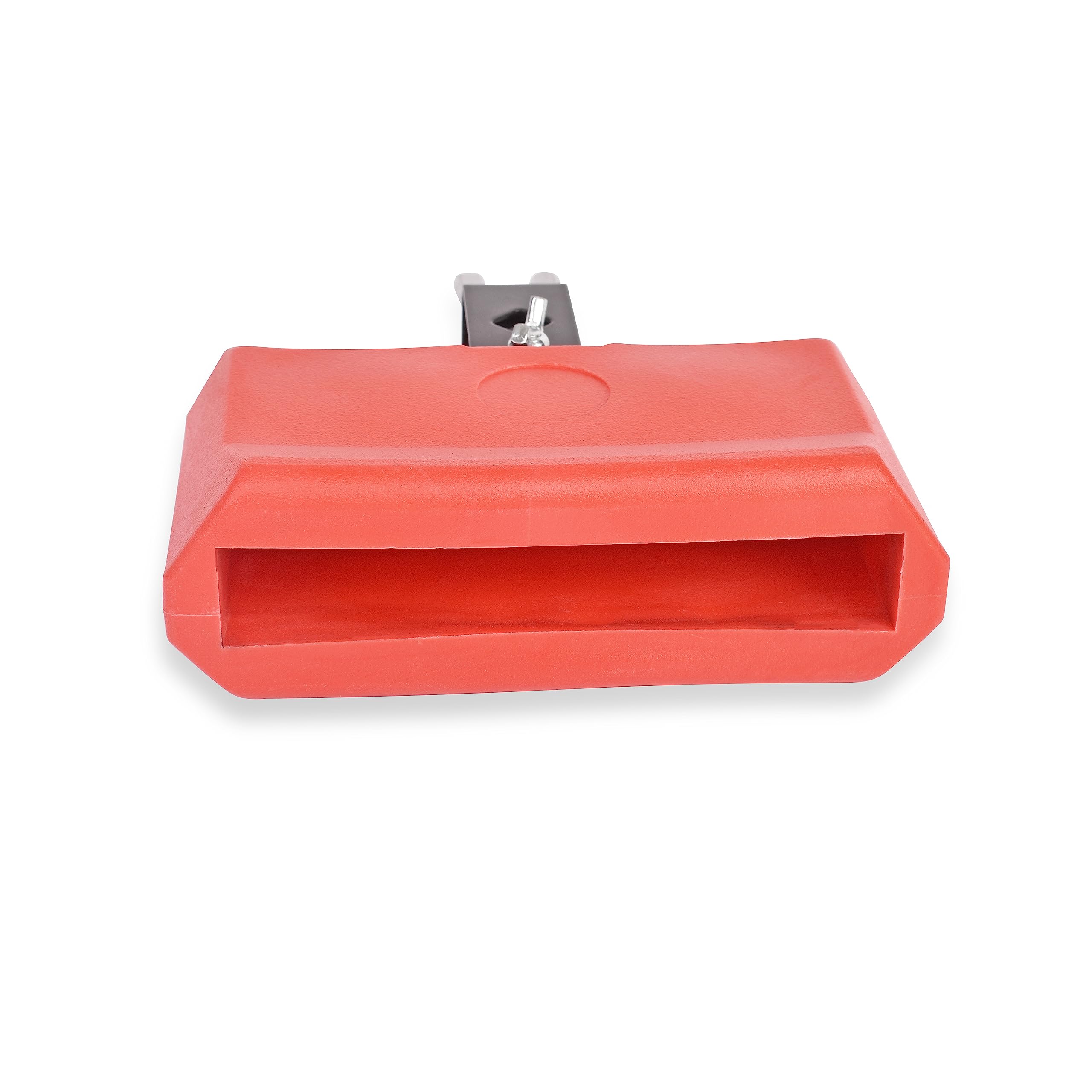 Jam Block - Latin Percussion Instrument, Musical Drum Block Accessory, Red Plastic with Adjustable Mounting Bracket - Complete with Drumstick Keyring - Image 8