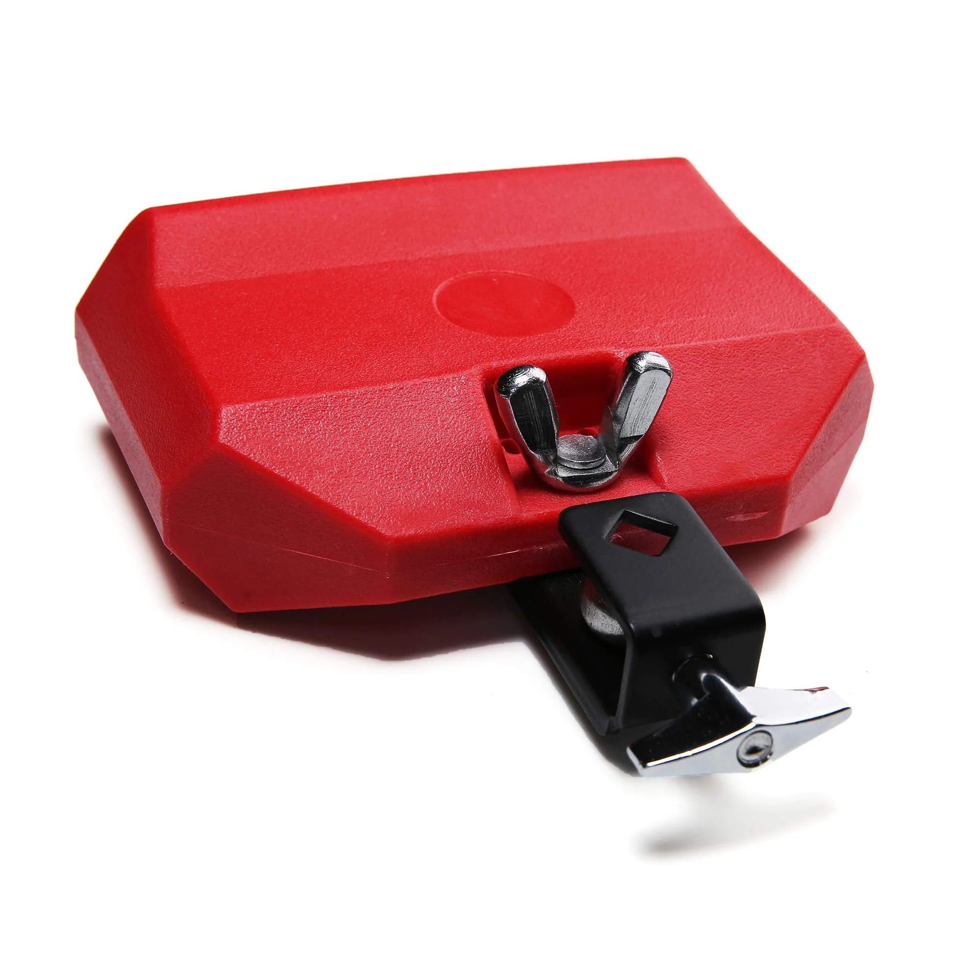 Jam Block, Red Musical Percussion Block, Latin Drum Instrument, Plastic - Image 3