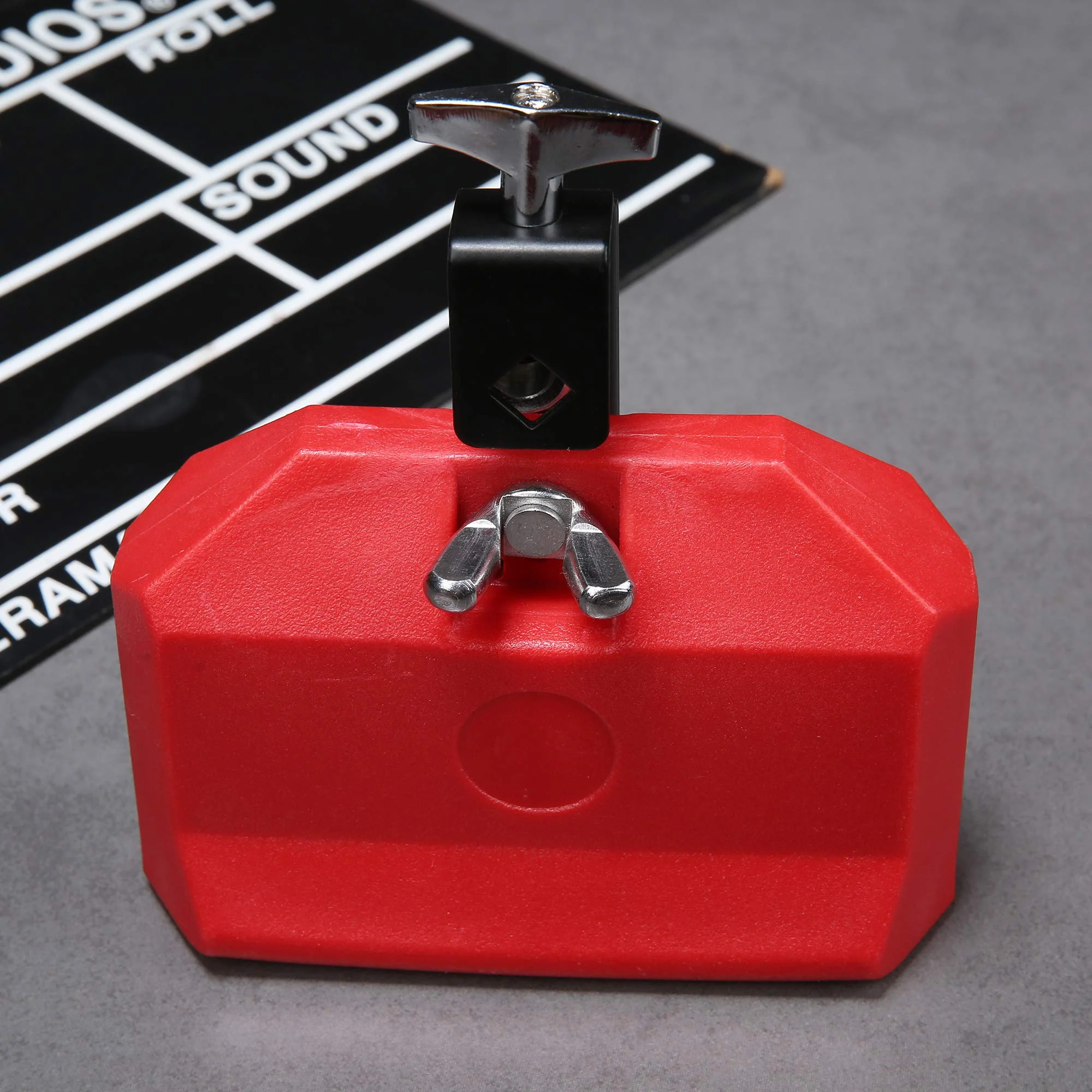 Jam Block, Red Musical Percussion Block, Latin Drum Instrument, Plastic - Image 6