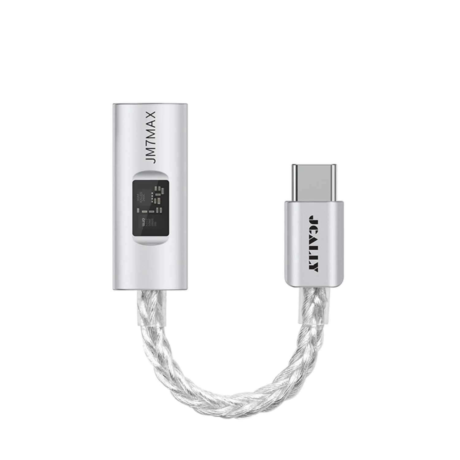 JCALLY JM7 MAX USB-C to 3.5mm Headphone DAC Amplifier CX31993 + SGM8262, Type-C to 3.5mm Digital Audio Decoding for iPhone, Samsung Galaxy, iPad & Android Phone