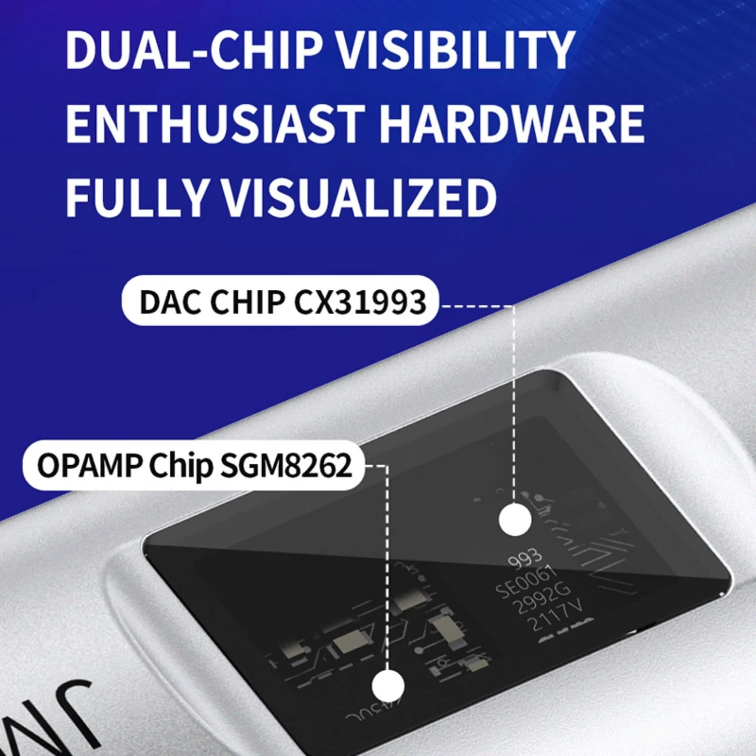 JCALLY JM7 MAX USB-C to 3.5mm Headphone DAC Amplifier CX31993 + SGM8262, Type-C to 3.5mm Digital Audio Decoding for iPhone, Samsung Galaxy, iPad & Android Phone - Image 5