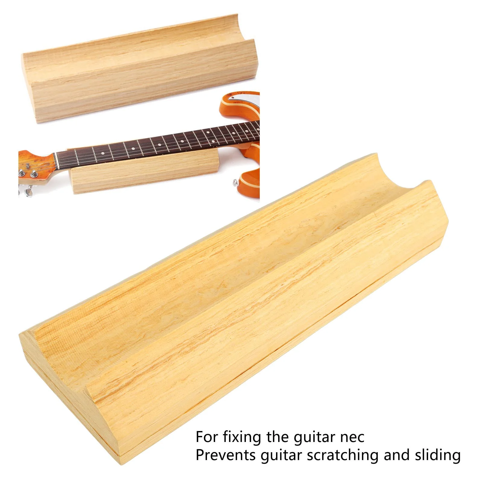Jeanoko Guitar Support Pillow, Long Service Life Anti Skid Guitar Neck Rest Easy To Carry High Adaptability Wide Application for Violins for Bass Cork Guitar Support Pillow String - Image 2