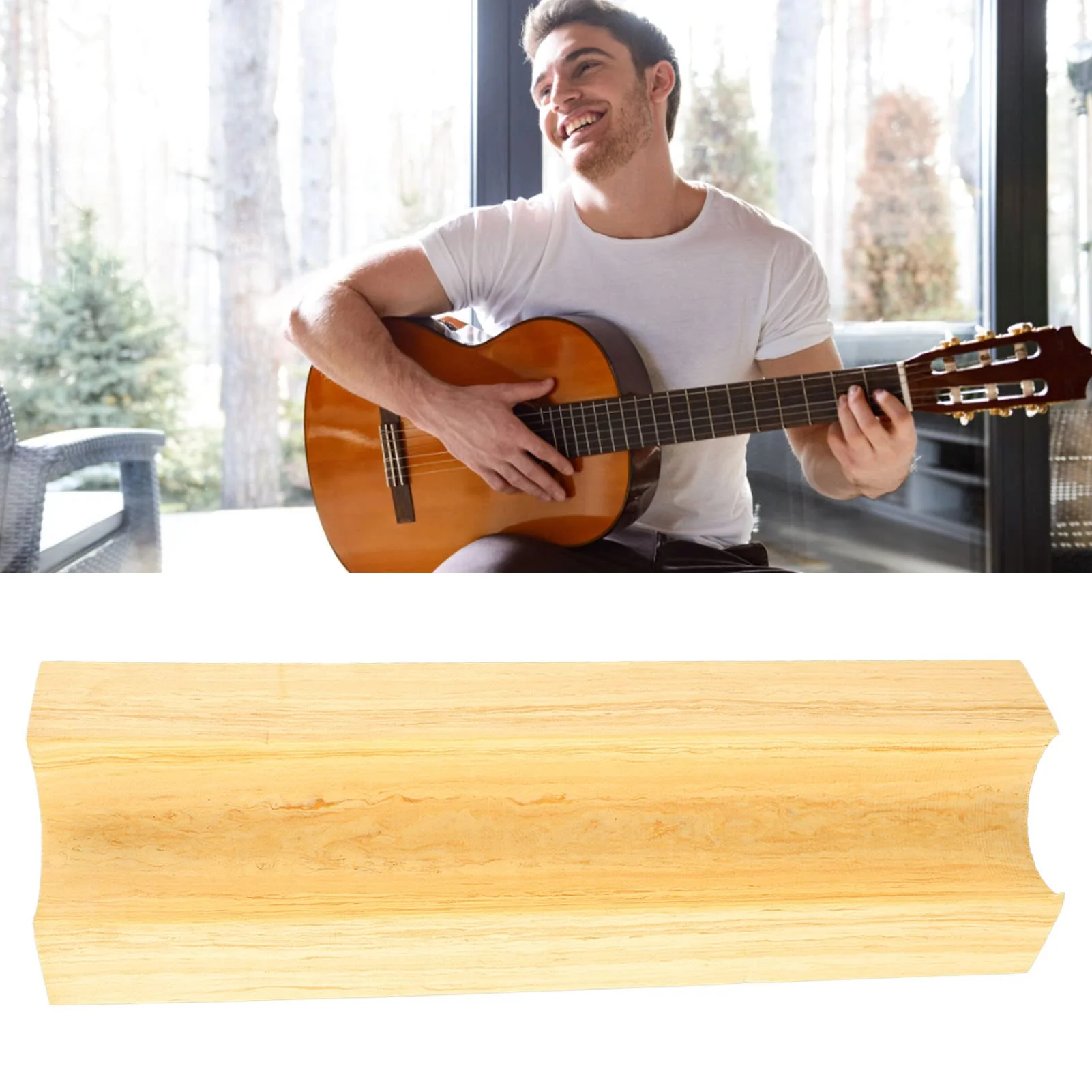Jeanoko Guitar Support Pillow, Long Service Life Anti Skid Guitar Neck Rest Easy To Carry High Adaptability Wide Application for Violins for Bass Cork Guitar Support Pillow String - Image 4