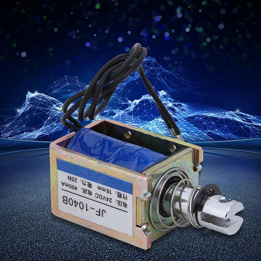 Jeanoko Low Friction 15 mm Hub Push Pull Electromagnet Antioxidation 25N 24V JF-1040B Magnetic Electromagnet Easy Installation for Vending Machines - Image 5