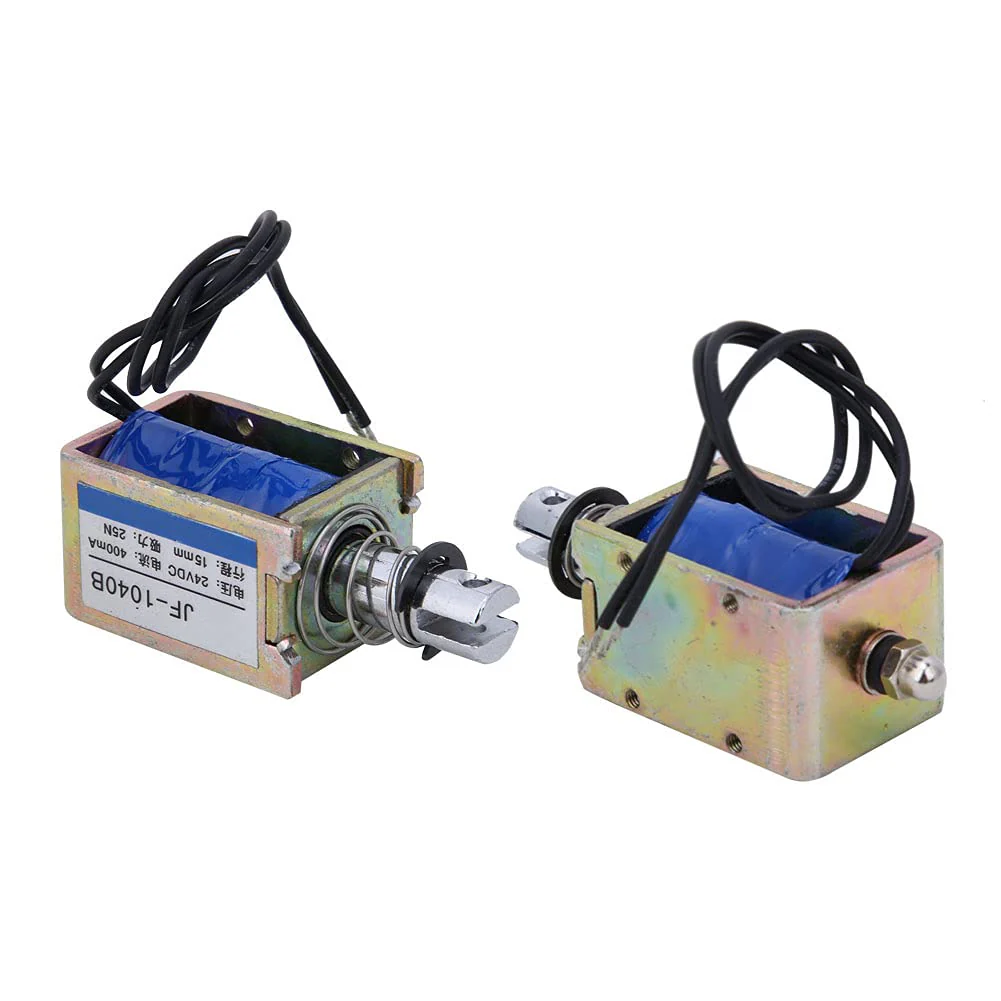 Jeanoko Low Friction 15 mm Hub Push Pull Electromagnet Antioxidation 25N 24V JF-1040B Magnetic Electromagnet Easy Installation for Vending Machines - Image 6