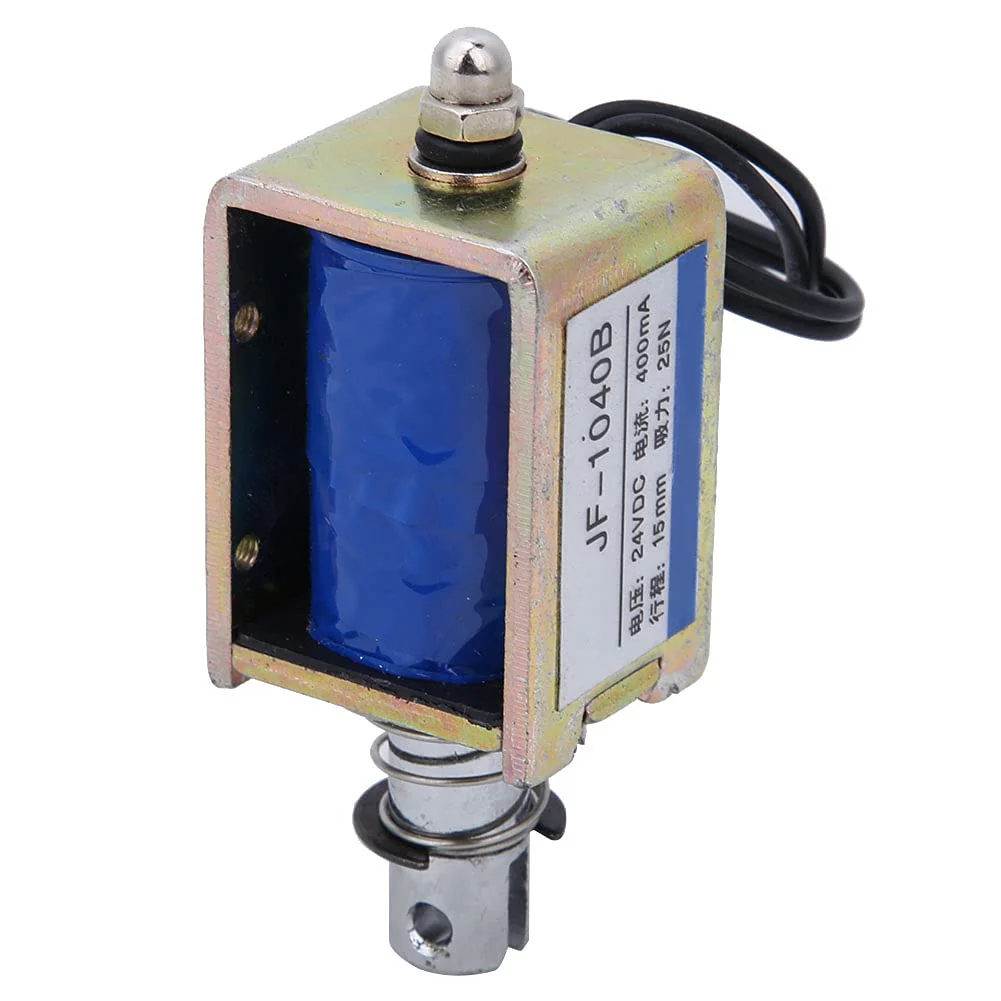Jeanoko Low Friction 15 mm Hub Push Pull Electromagnet Antioxidation 25N 24V JF-1040B Magnetic Electromagnet Easy Installation for Vending Machines - Image 9