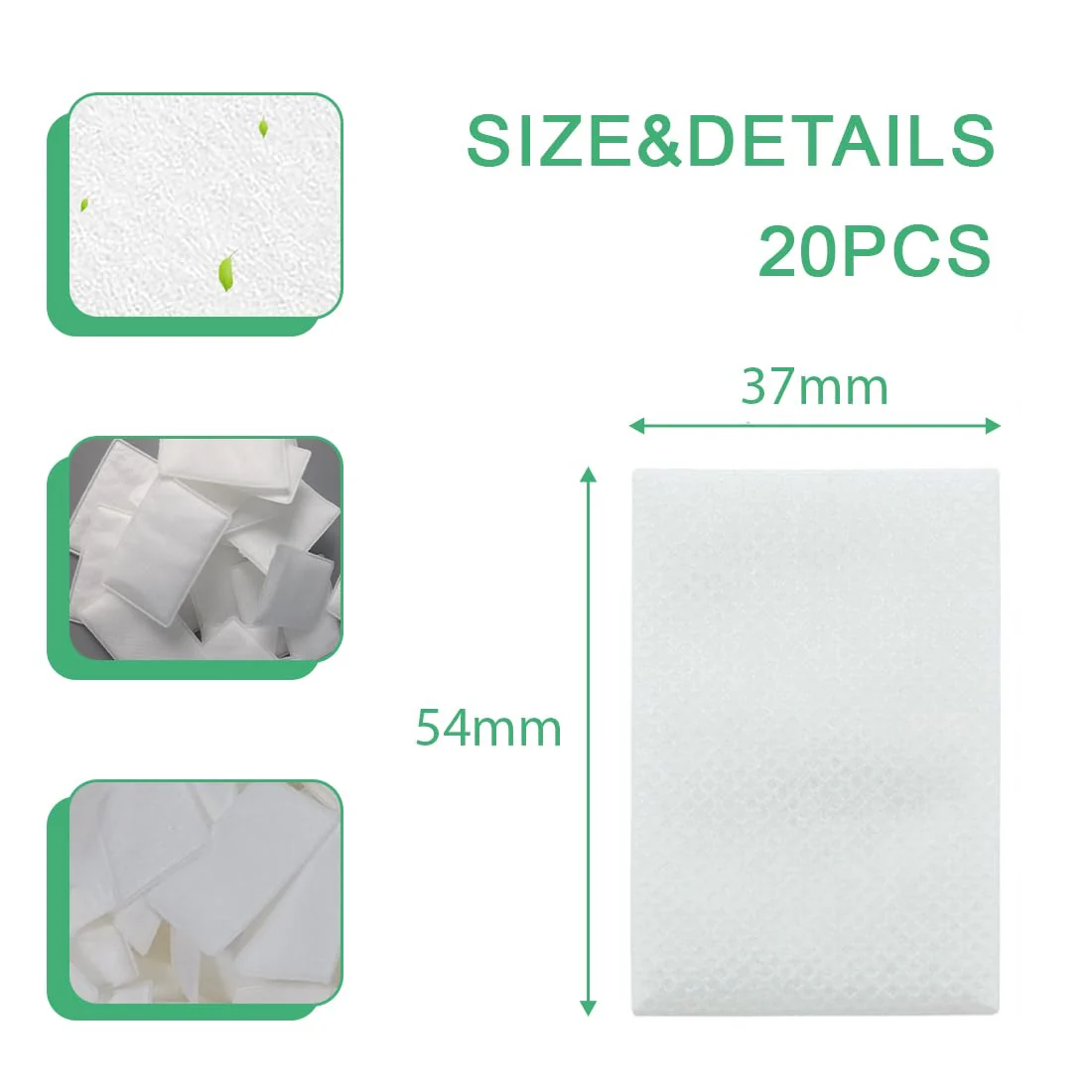 JEYORZY 20pcs Disposable Air Filter Accessories, CPAP Filter, Compatible with ResMed AirSense 10, ResMed AirCurve 10, ResMed S9 and ResMed AirStart. Improve Your CPAP Experience, Premium CPAP Air White-20 Pieces - Image 2