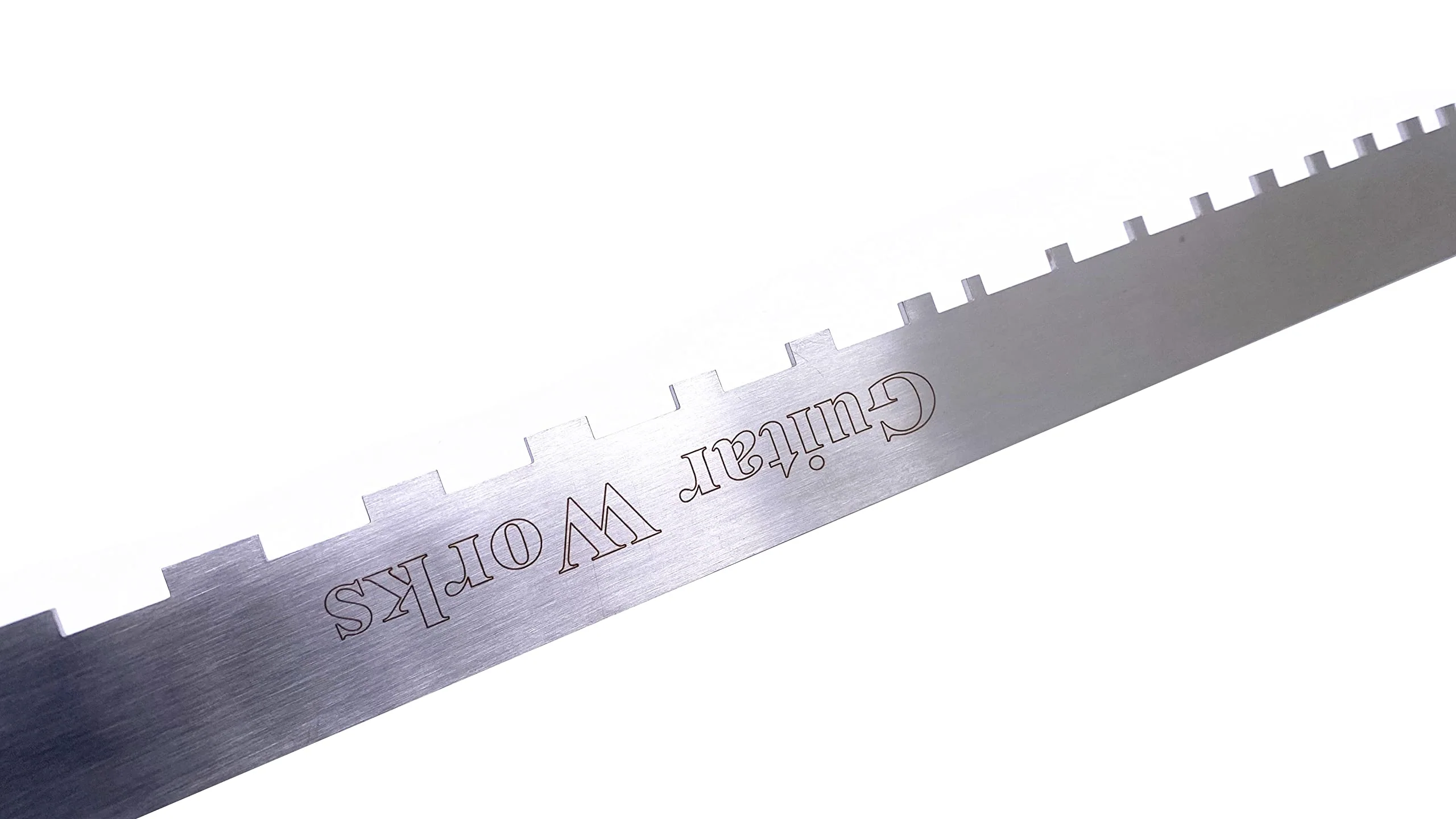 jiayouy Set of 14 Pieces Luthier Tools Set Guitar Neck Notched Straight Edge 9pcs Guitar Radius Gauge String Action Gauge Ruler Fret Rocker Fret Leveling Beam for Guitar and Bass Setup Tool - Image 6