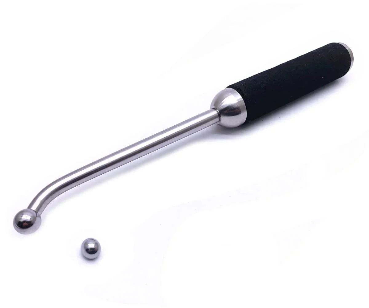 Jiayouy Trumpet Piston Valve Pipe Dent Removal Tools Aluminum Dent Hammer with 0.8-1mm Knock Ball Head for Brass Wind Instrument - Image 2