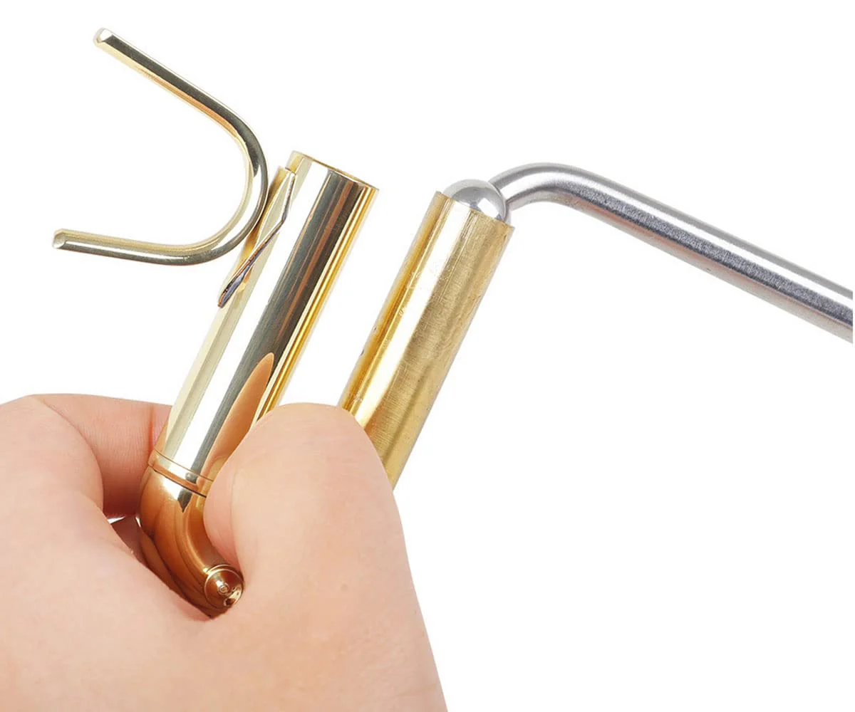 Jiayouy Trumpet Piston Valve Pipe Dent Removal Tools Aluminum Dent Hammer with 0.8-1mm Knock Ball Head for Brass Wind Instrument - Image 4