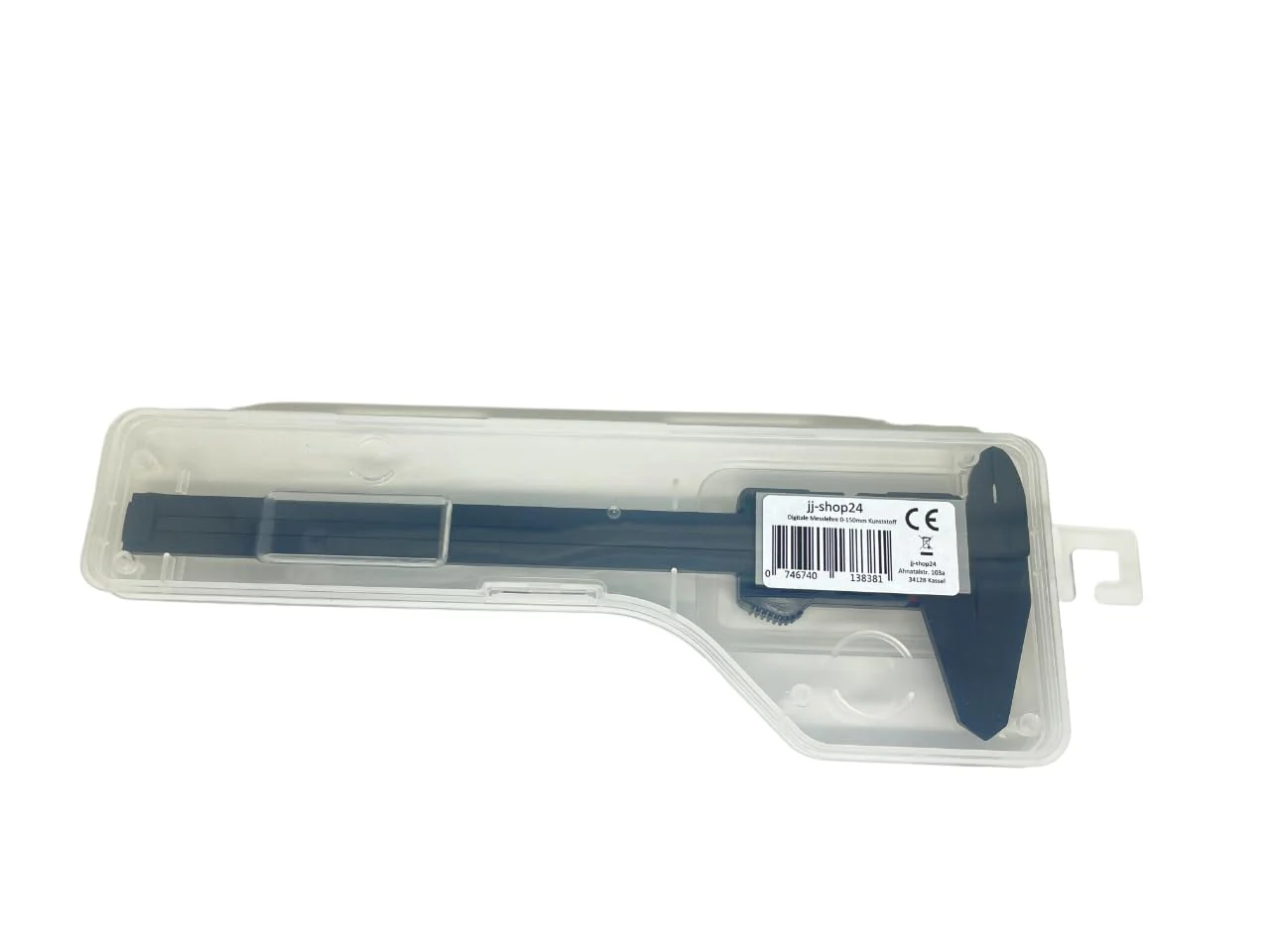 jj-shop24 Digital Caliper, Calliper Gauge, 0-150 mm, Digital LCD Display, Carbon Fibre Plastic, Caliper Gauge for Outdoors, Depth and Step Measurement - Image 6