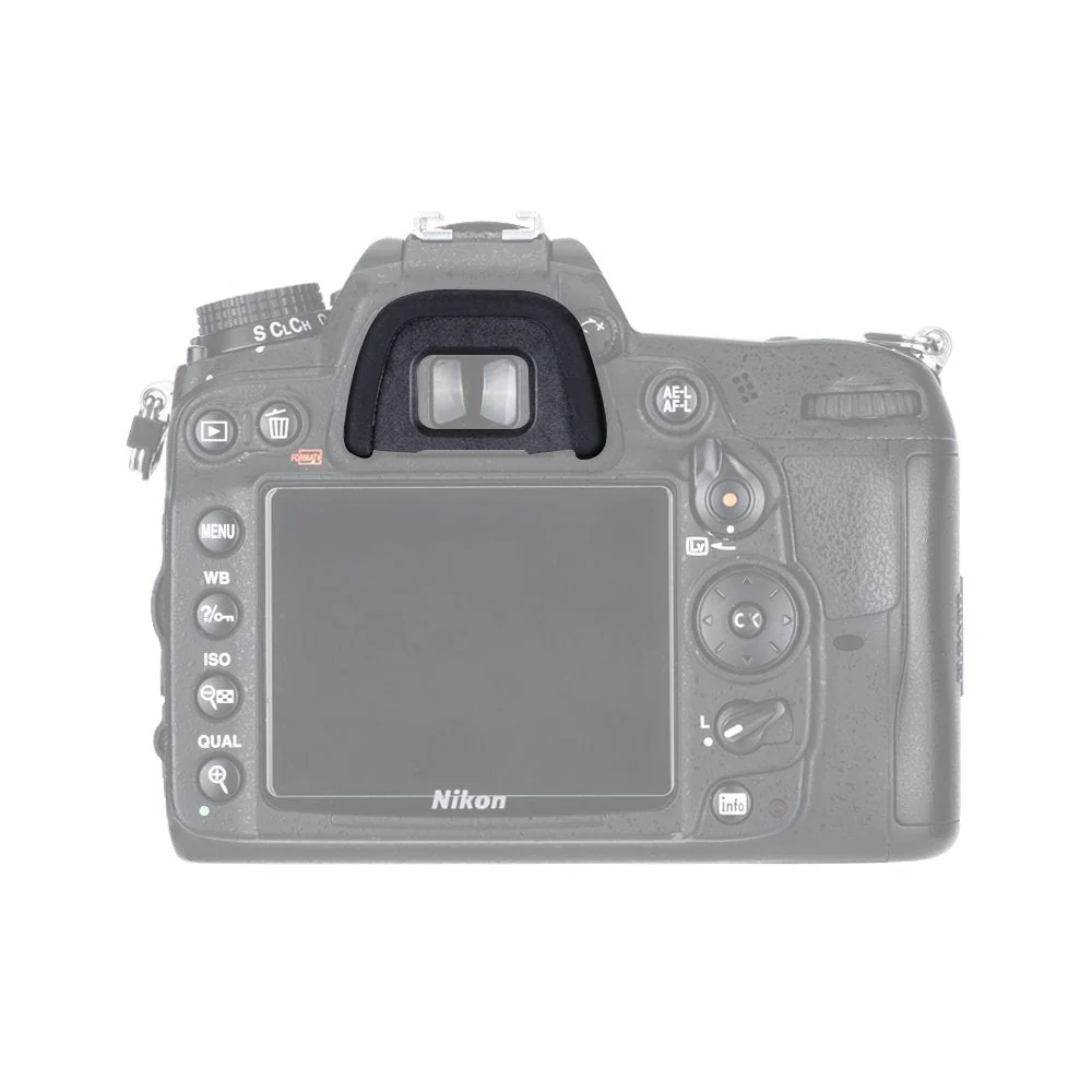JJC 2 Types Eyecup Eyepiece Viewfinder for Nikon D780 D750 D610 D3500 D3400 D3300 D5600 D5500 D7500 D7200, 360° Rotatable Oval Design + Original Eyeshade Replaces Nikon DK-21/DK-23 Eye Cup - Image 7