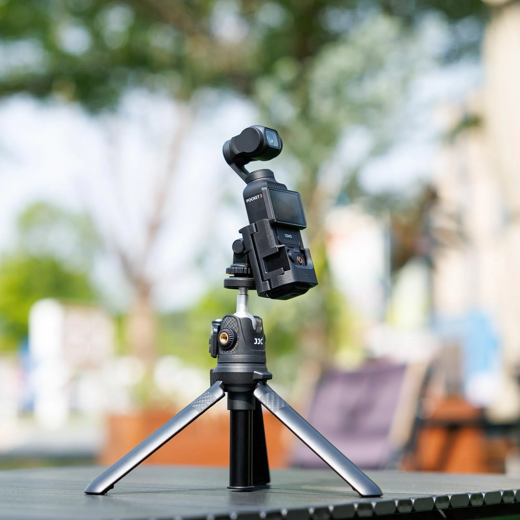 JJC 3-in-1 Expansion Adapter for DJI Osmo Pocket 3 and Xtra Muse, Tripod Mount Hot Shoe Camera Extender Converter, 1/4-20 Stick Handle Bracket Accessories, with Action Camera Port & Cold Shoe Holder For DJI Osmo Pocket 3, 3-in-1 Adapter - Image 8