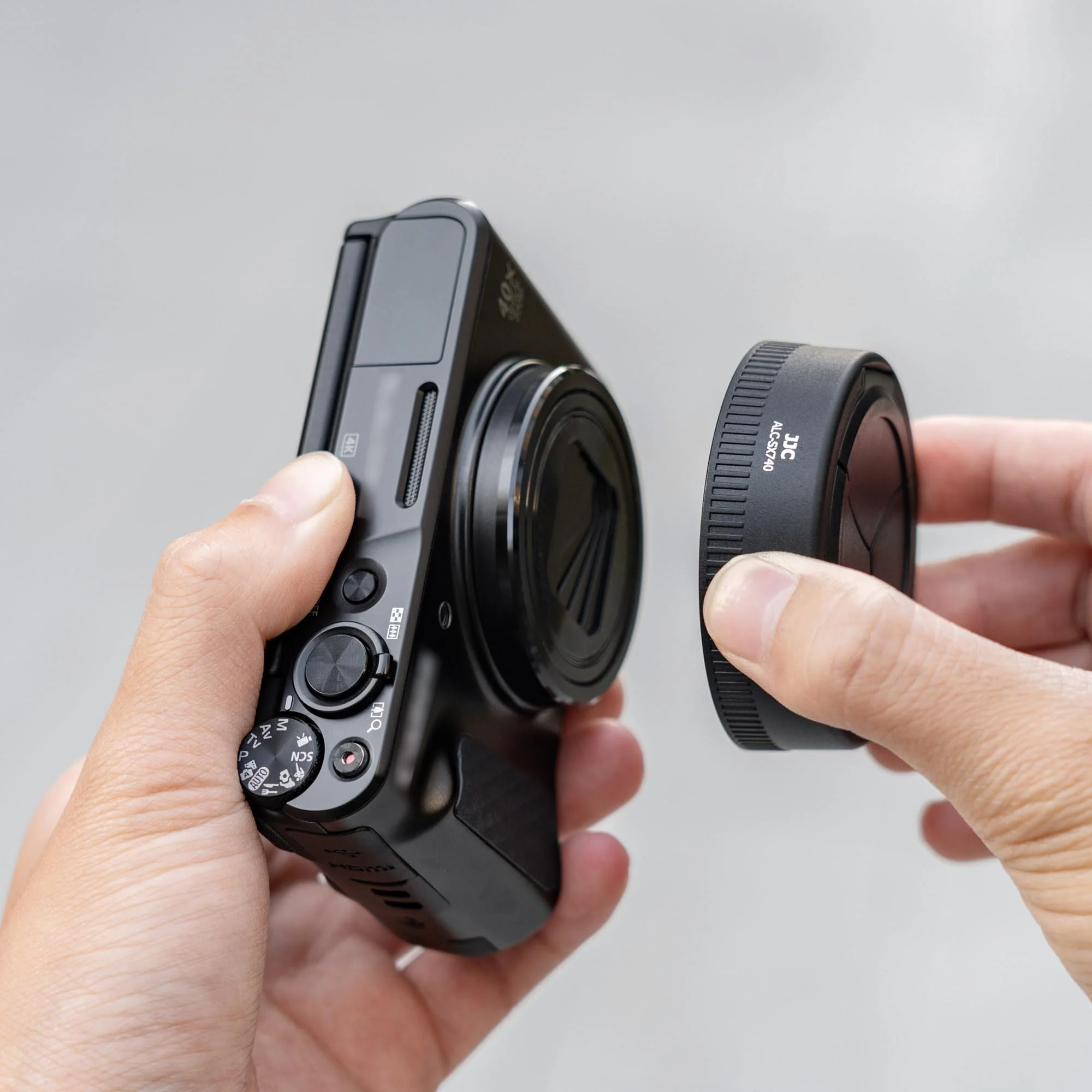 JJC Auto Open and Close Lens Cap Cover for Canon PowerShot SX740 HS Digital Camera, Canon SX740 HS Camera Lens Protector Vlog Accessories, No Vignetting - Image 5