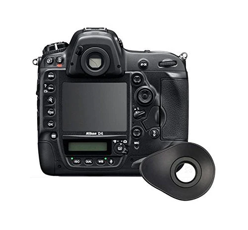 JJC EN-DK19 Large Eye Cup, Ergonomic Oval Soft TPU Rubber Eye Piece, D850 Eyecup Viewfinder, DK 19 Replacement, 65*51*34mm, Compatible with Nikon D850 D810 D800E D800 D500 D3 D3S D3X D4 D4S D5 Df - Image 4